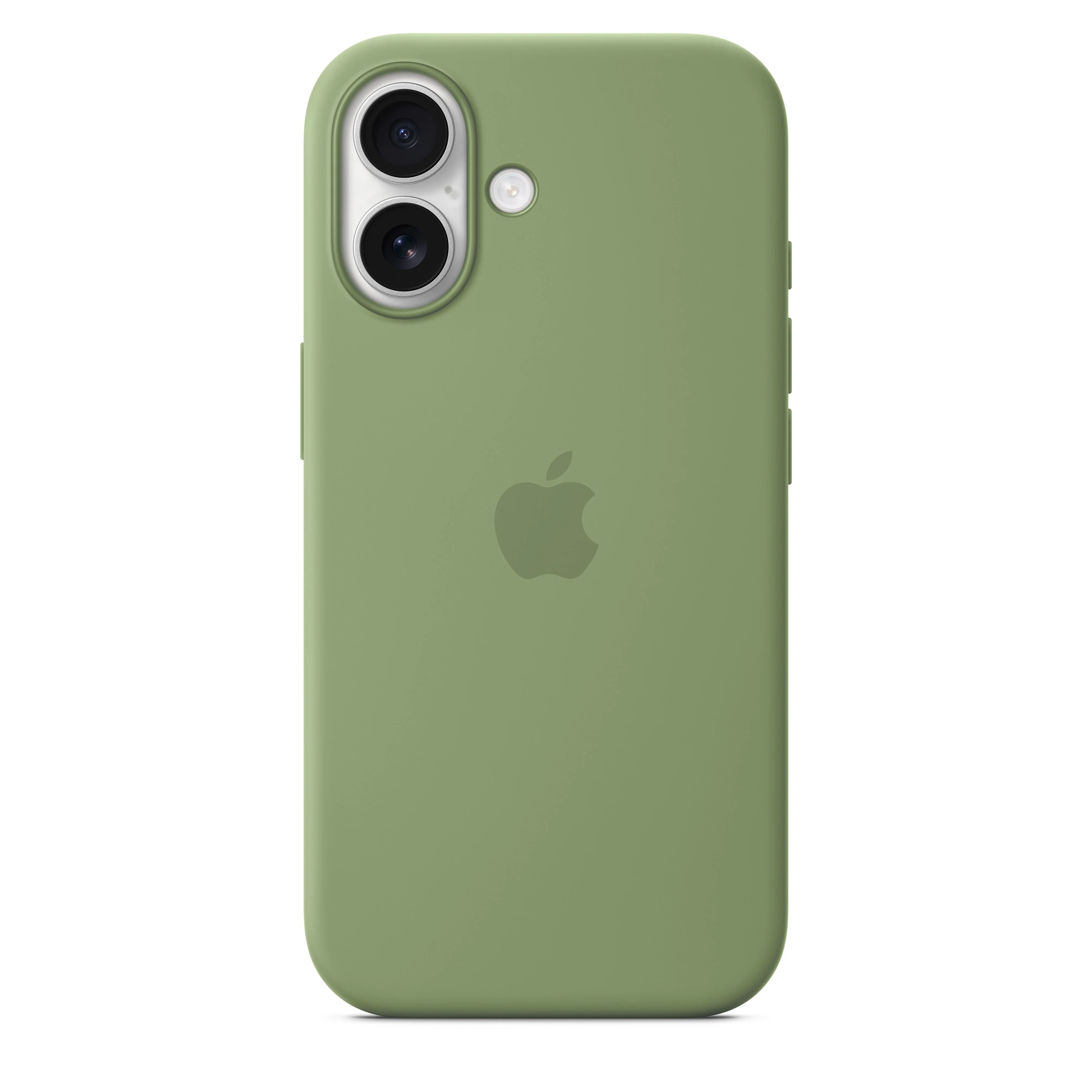 Funda de silicona con MagSafe para el iPhone 17 - Musgo claro - Image 4