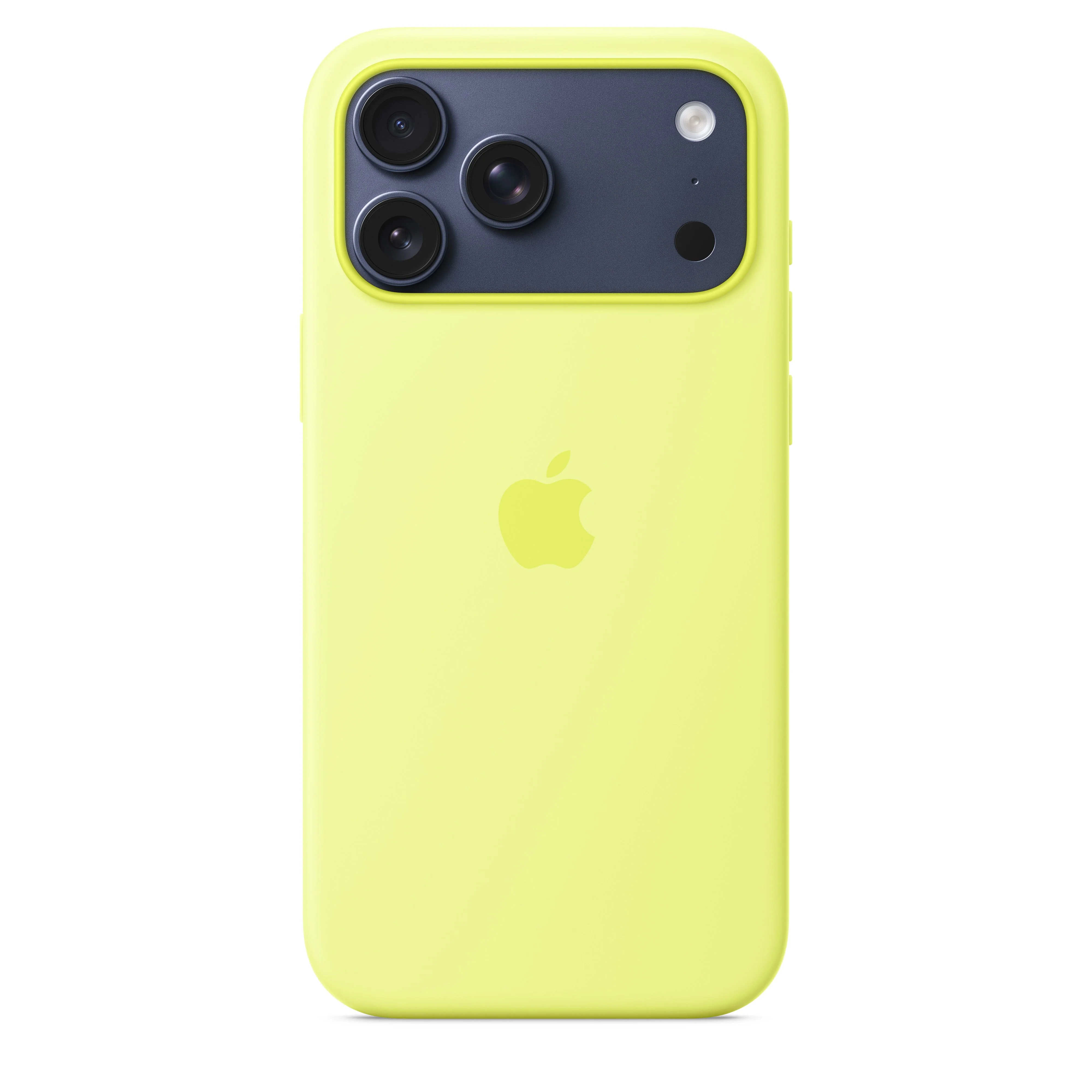 Funda de silicona con MagSafe para el iPhone 17 Pro Max — Amarillo neón - Image 3