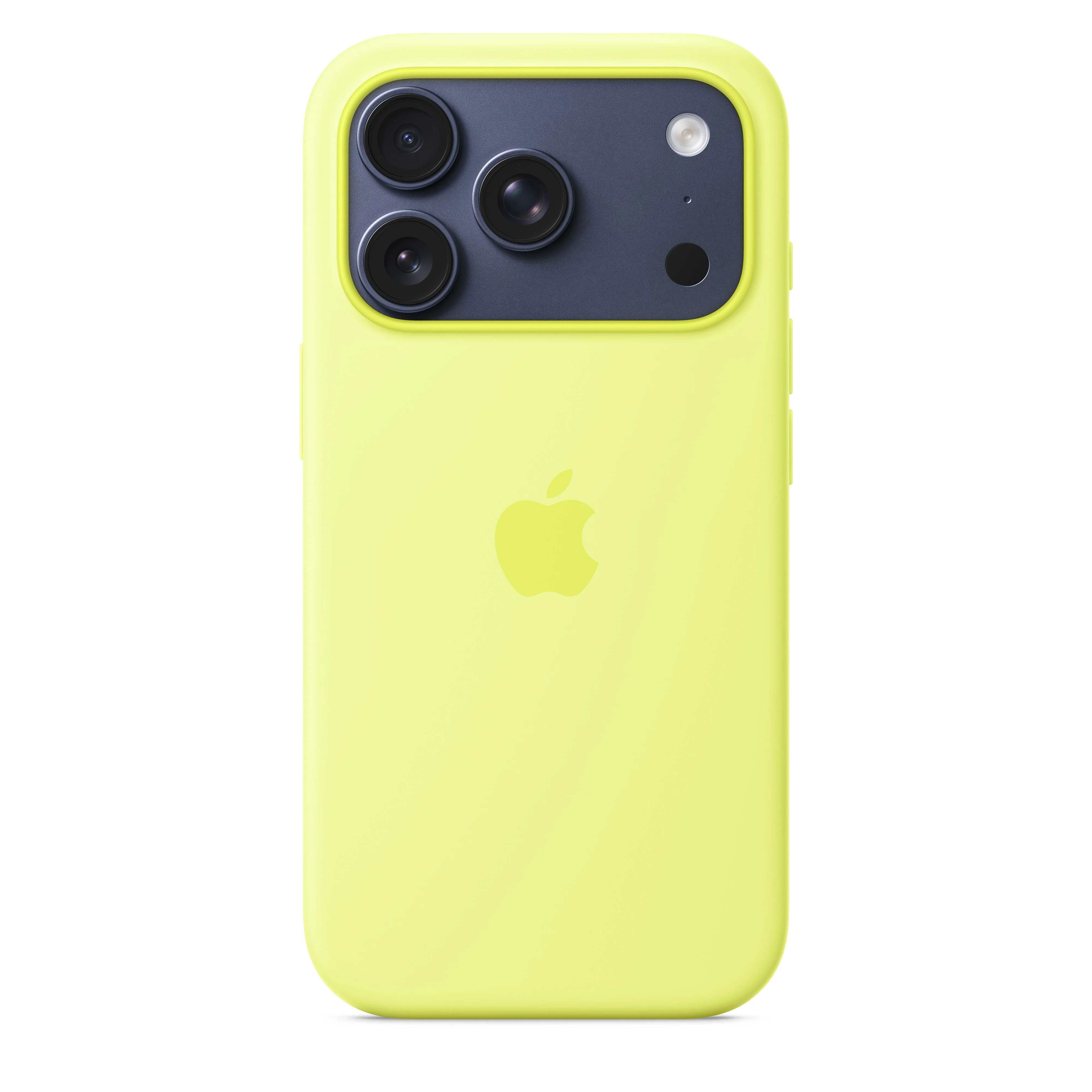Funda de silicona con MagSafe para el iPhone 17 Pro — Amarillo neón - Image 3