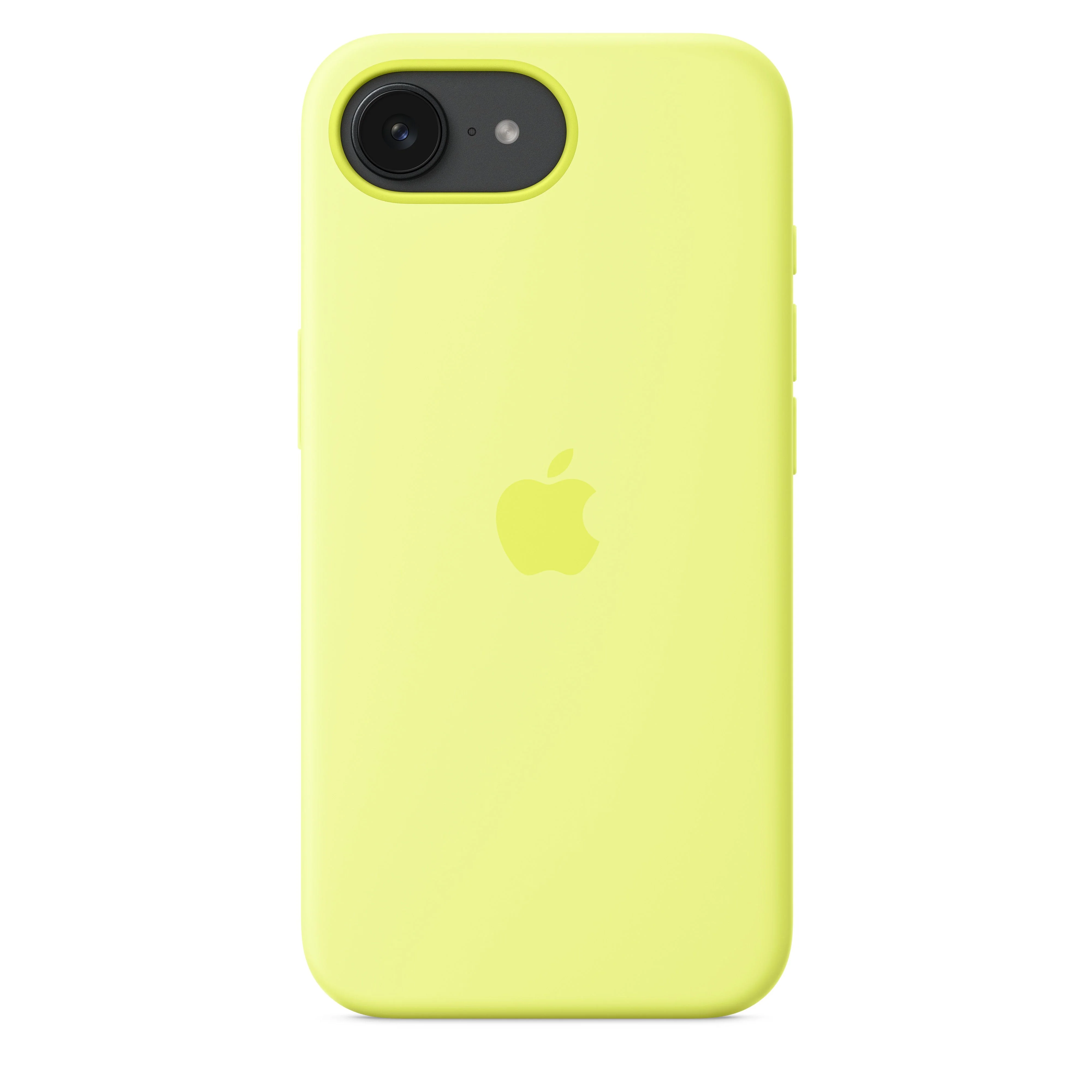 Funda de silicona para el iPhone 16e - Amarillo neón - Image 2
