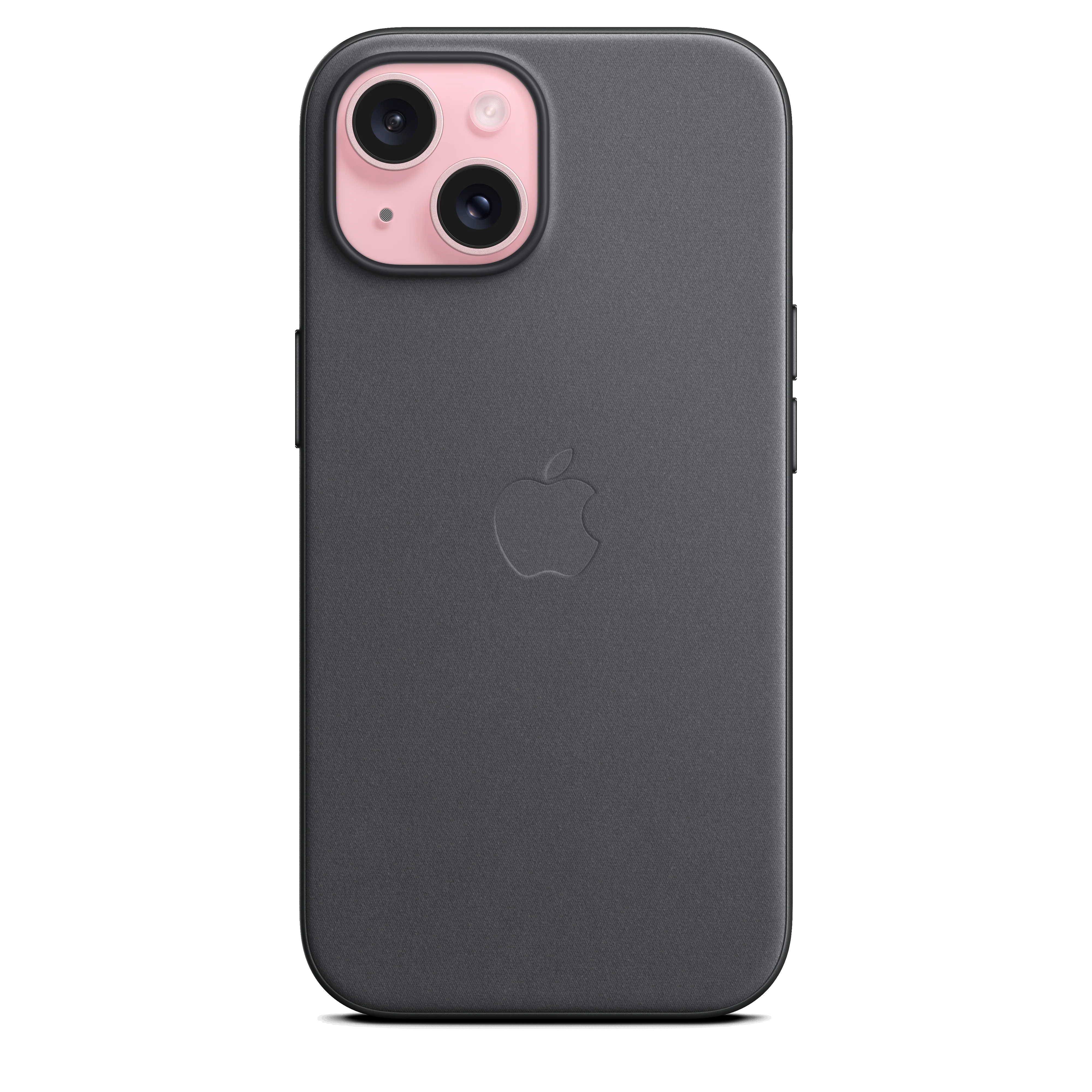 Funda para iPhone 15 de trenzado fino con MagSafe - Negro - Image 2