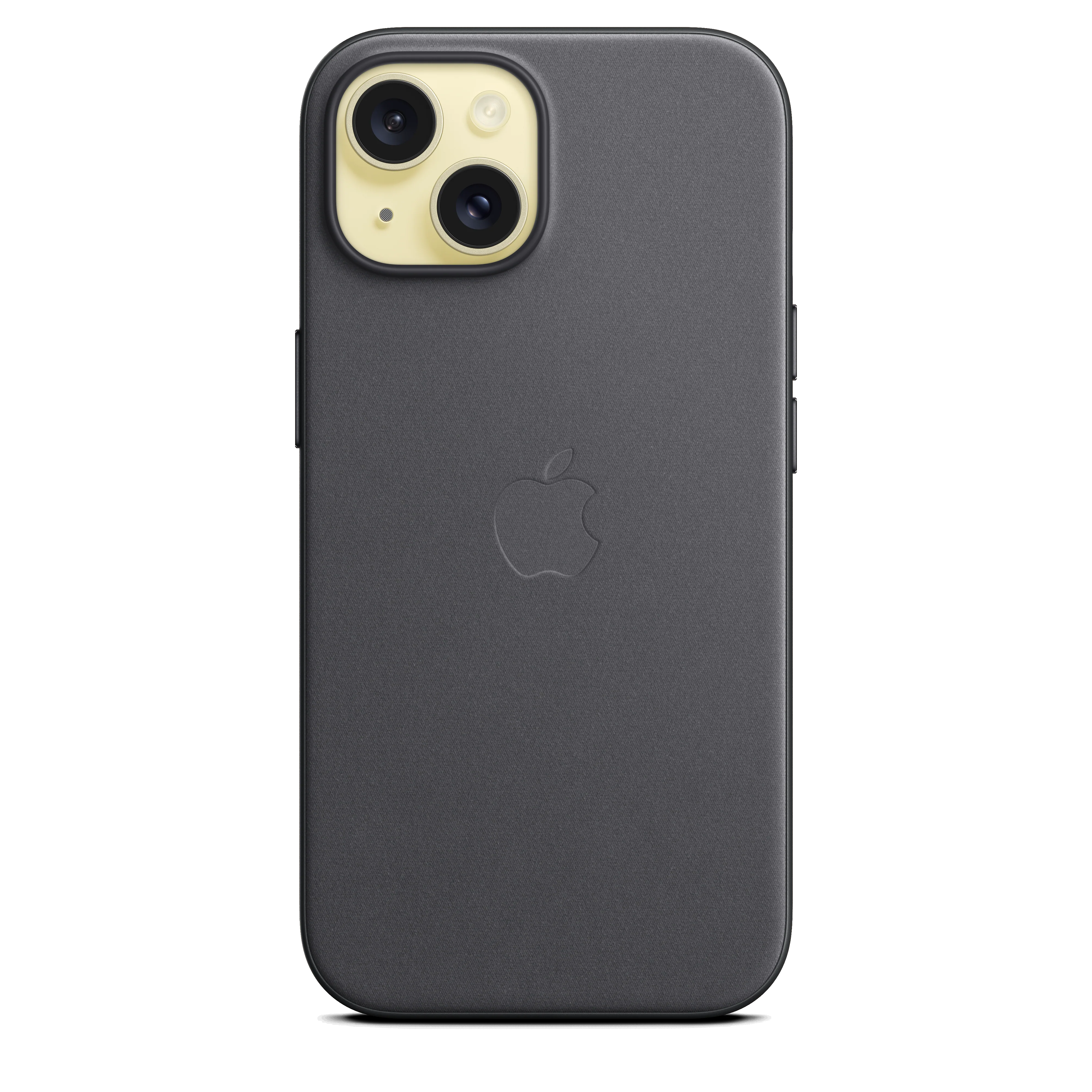 Funda para iPhone 15 de trenzado fino con MagSafe - Negro - Image 3