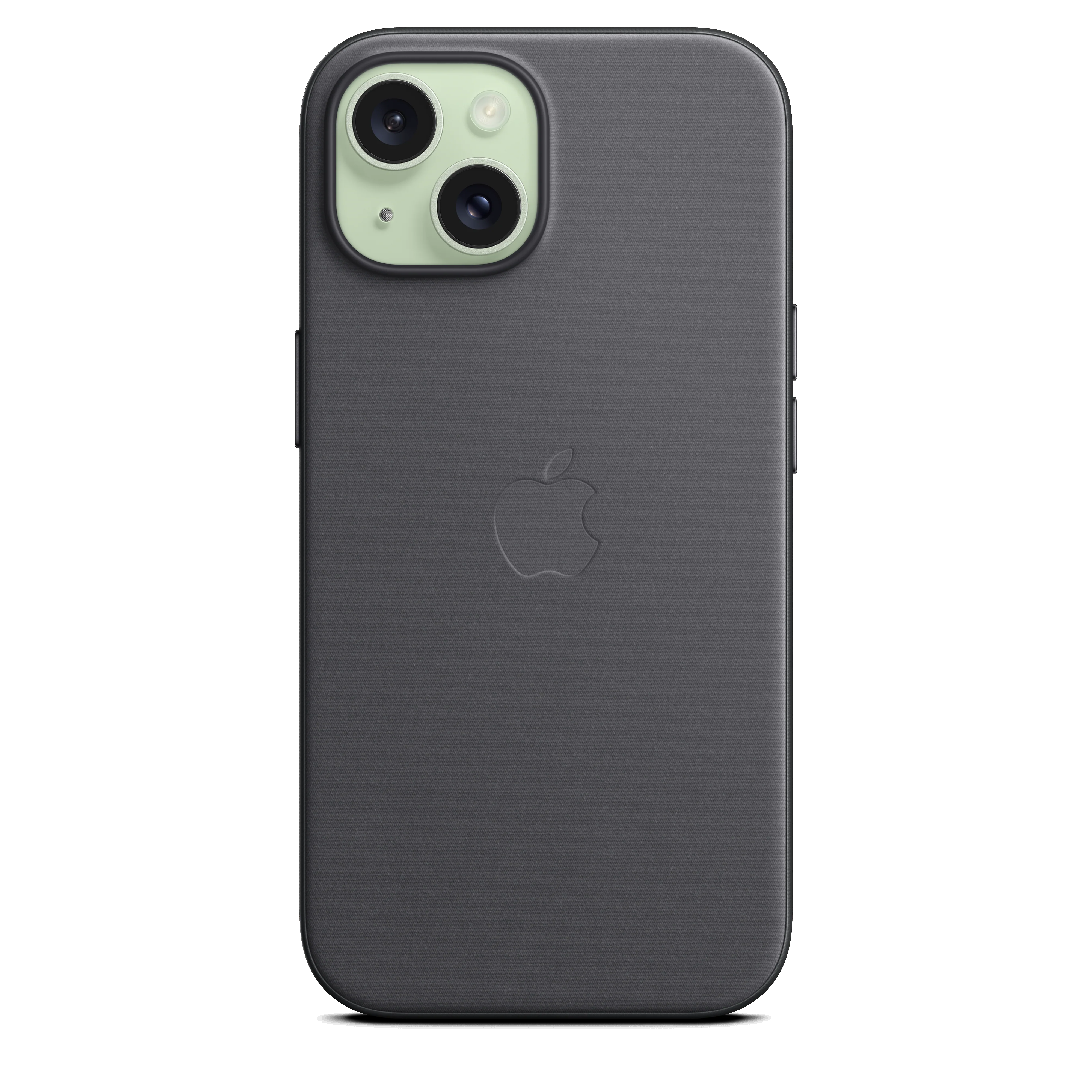 Funda para iPhone 15 de trenzado fino con MagSafe - Negro - Image 4