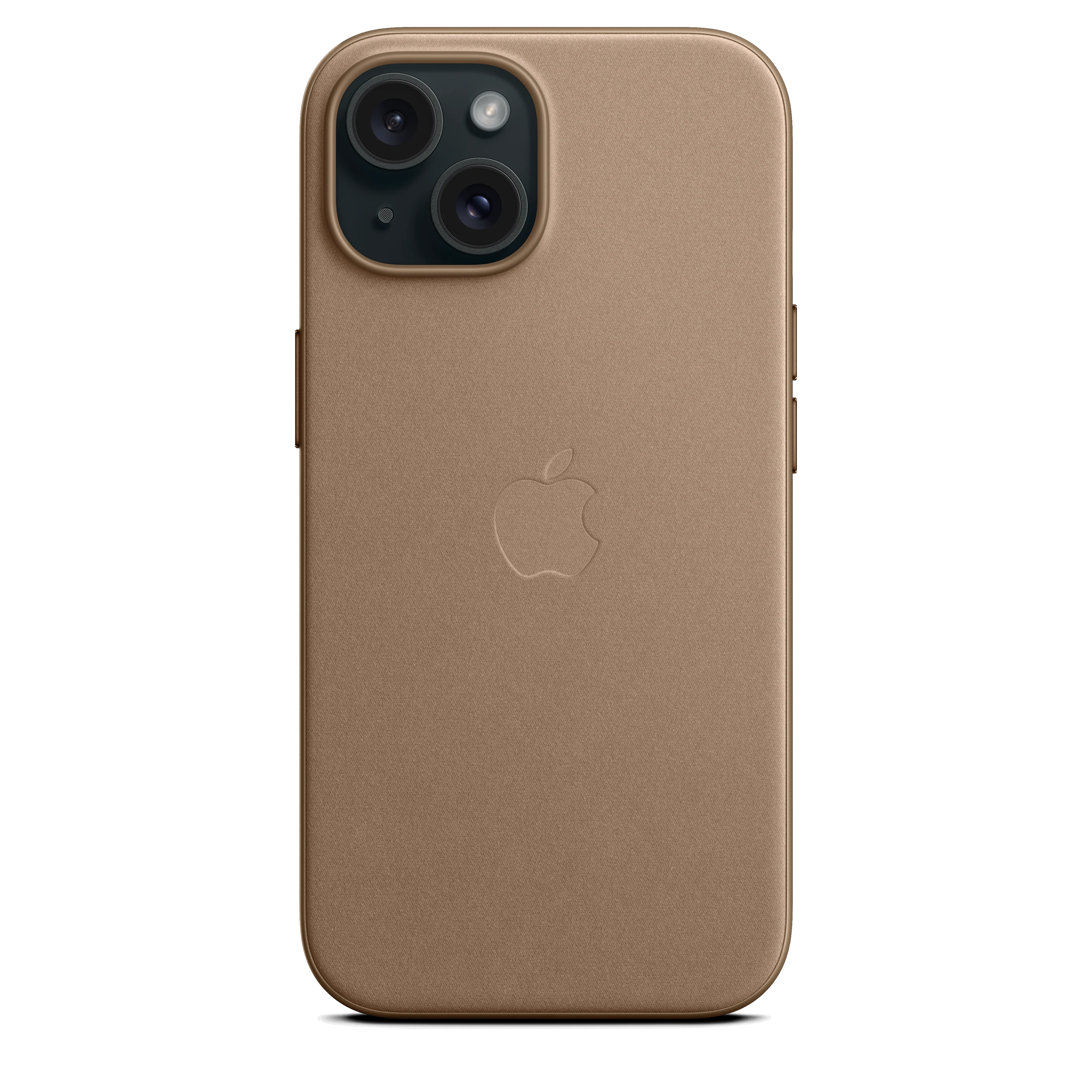 Funda para iPhone 15 de trenzado fino con MagSafe - Marrón topo - Image 5