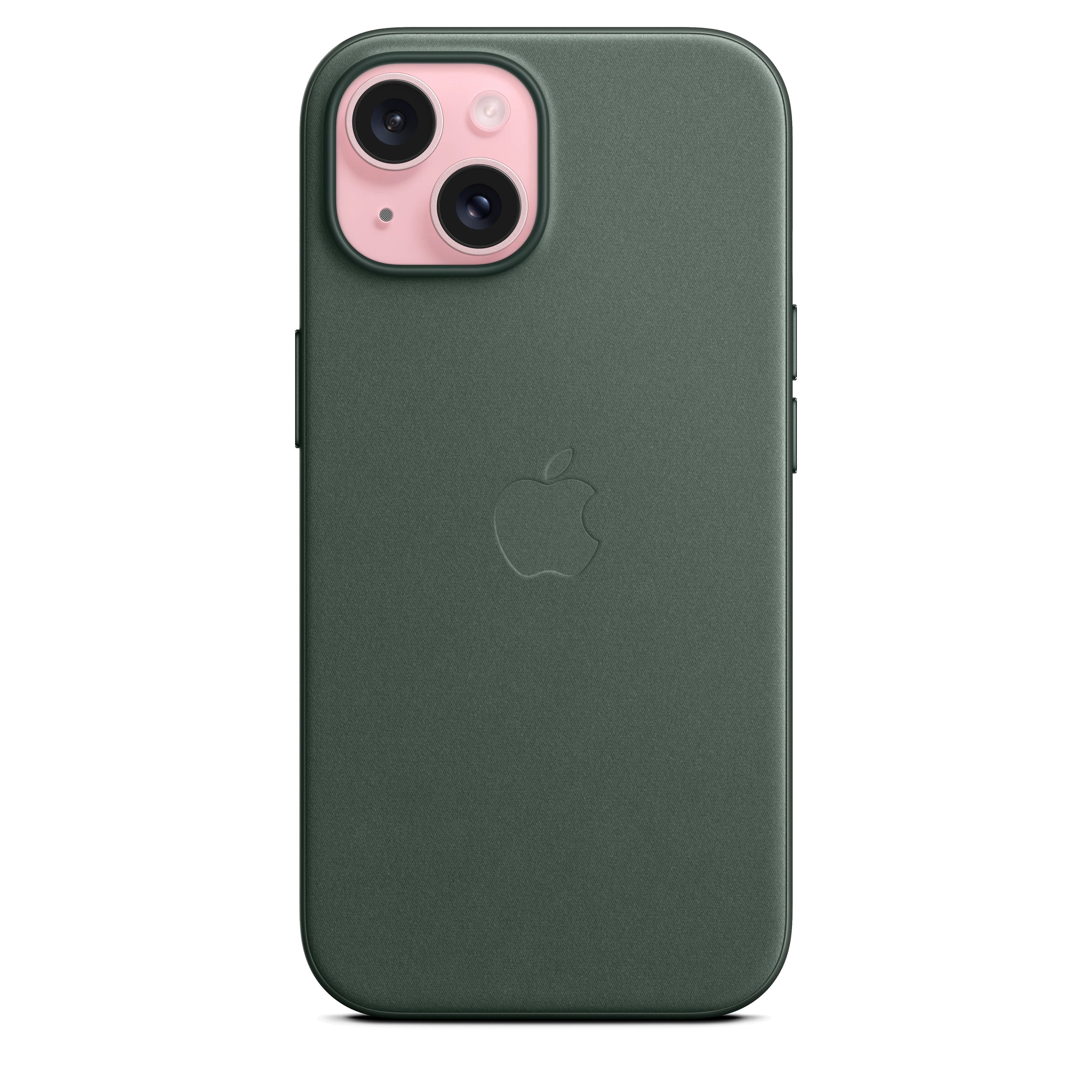 Funda para iPhone 15 de trenzado fino con MagSafe - Verde perenne - Image 2