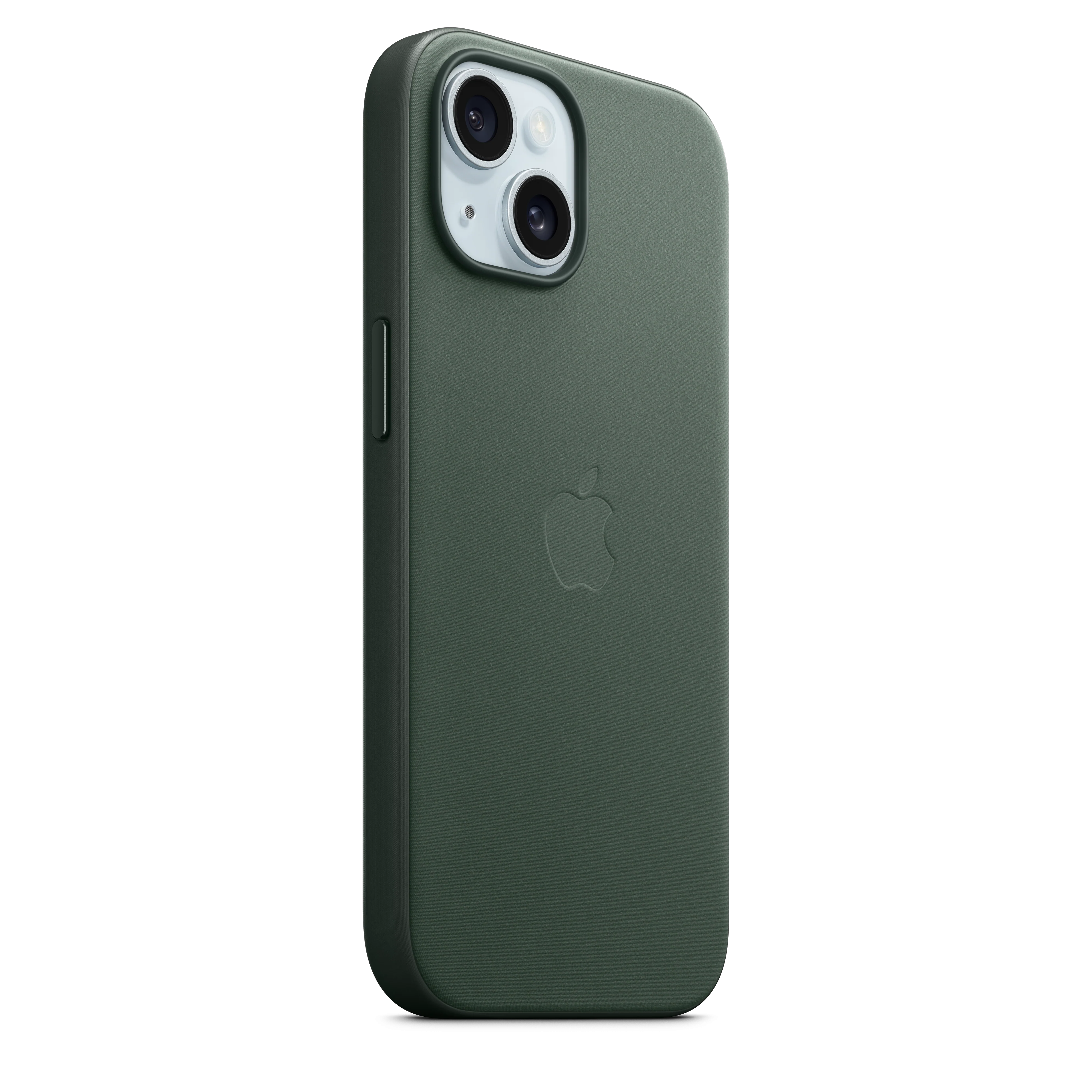 Funda para iPhone 15 de trenzado fino con MagSafe - Verde perenne - Image 6