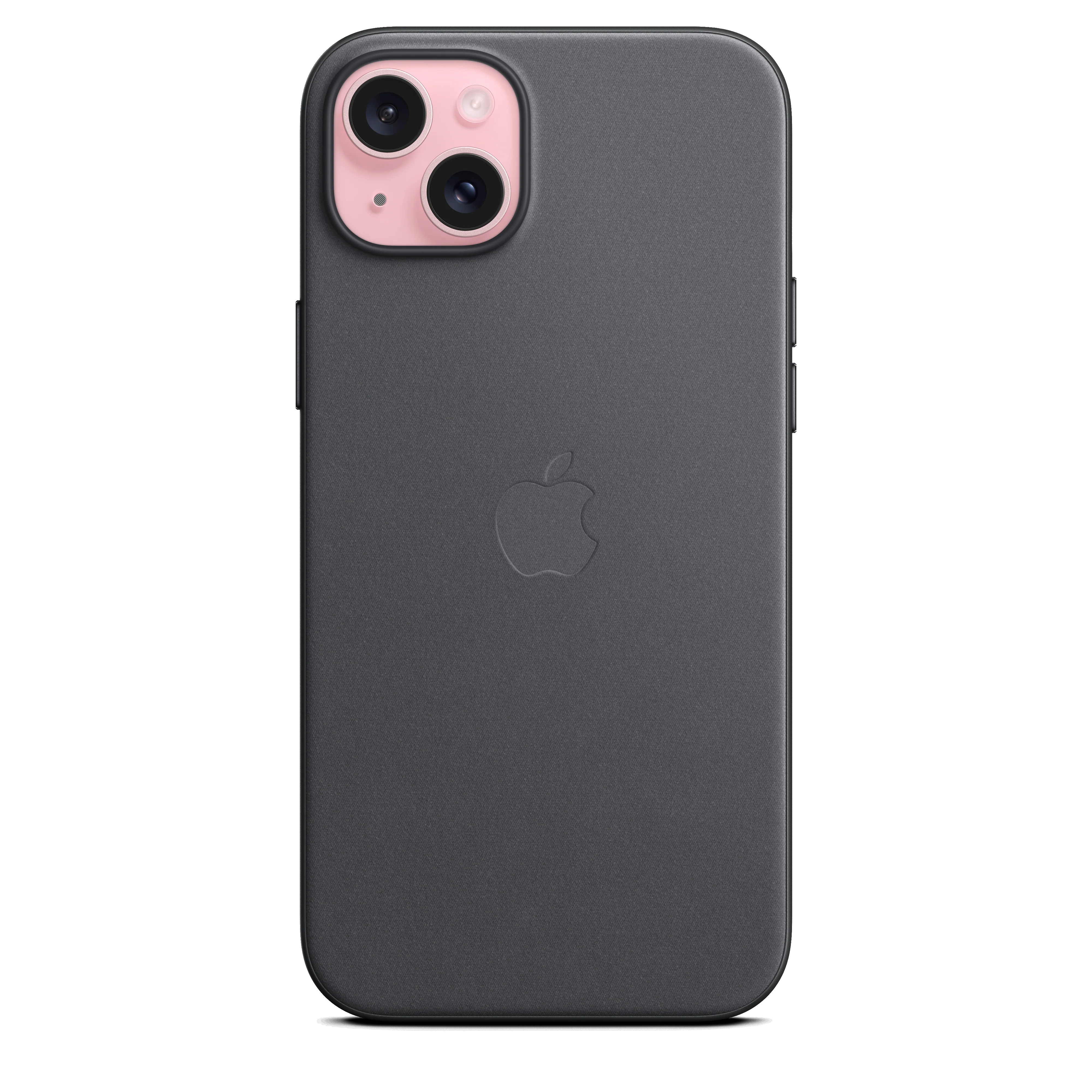 Funda para iPhone 15 Plus de trenzado fino con MagSafe - Negro - Image 2