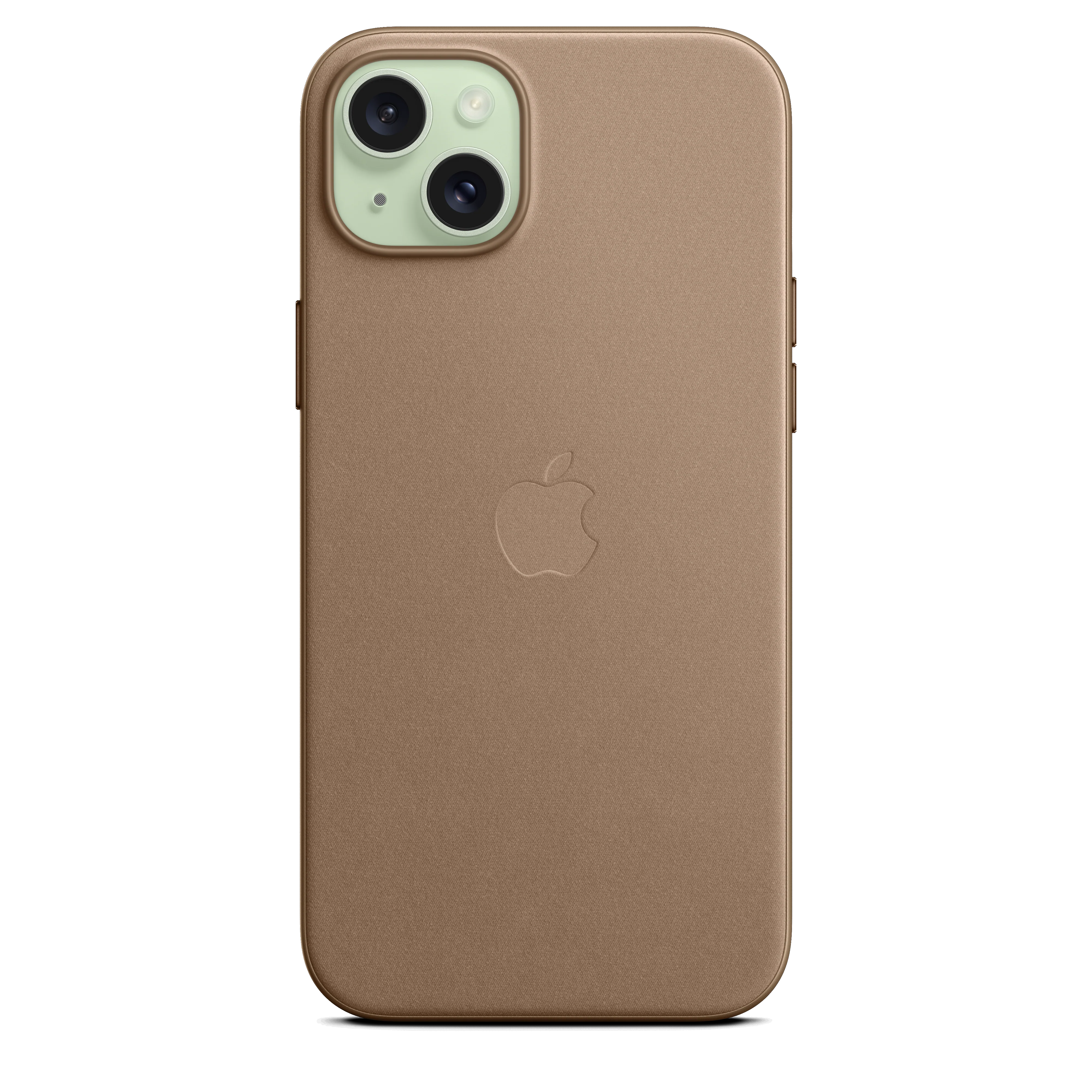 Funda para iPhone 15 Plus de trenzado fino con MagSafe - Marrón topo - Image 4