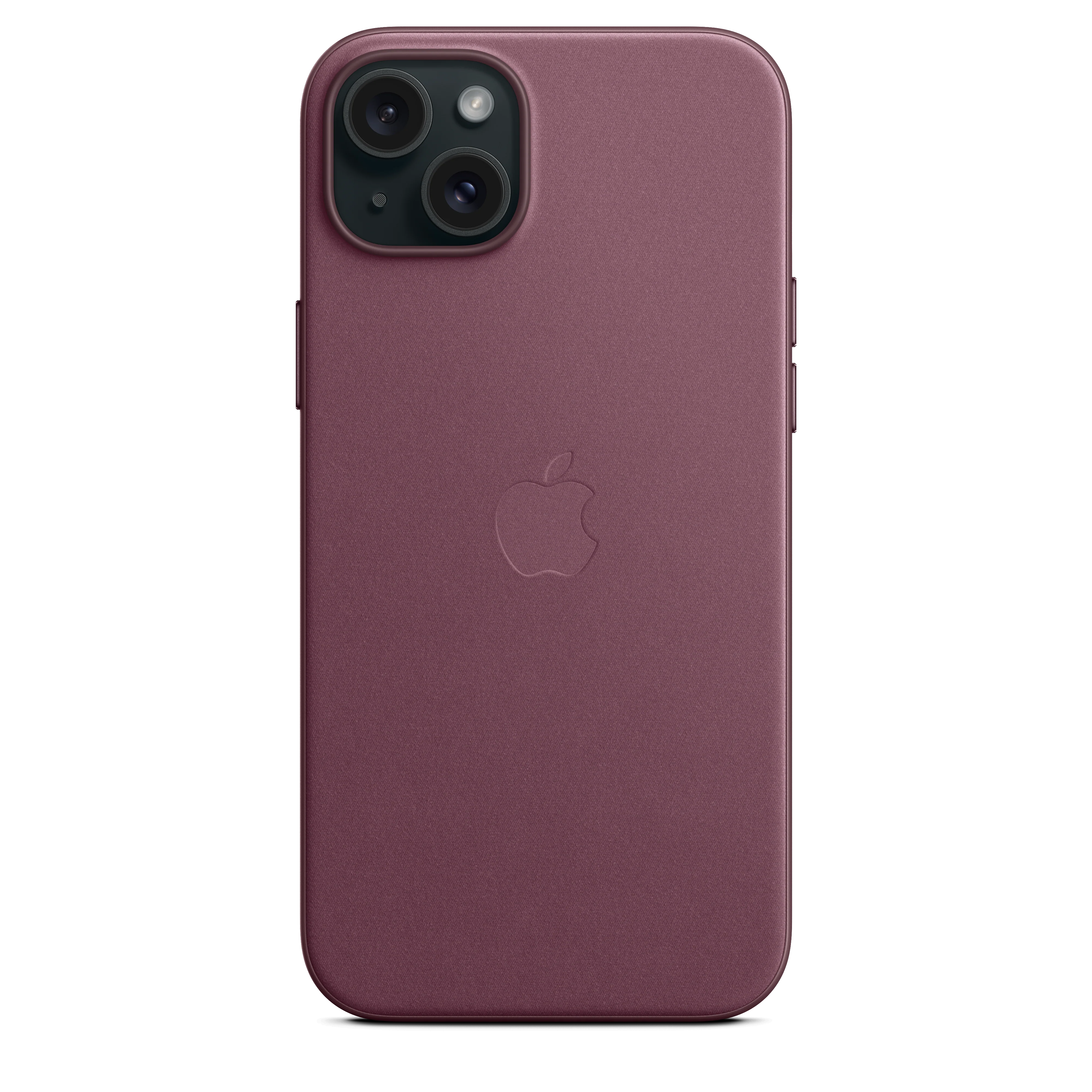 Funda para iPhone 15 Plus de trenzado fino con MagSafe - Rojo mora - Image 5