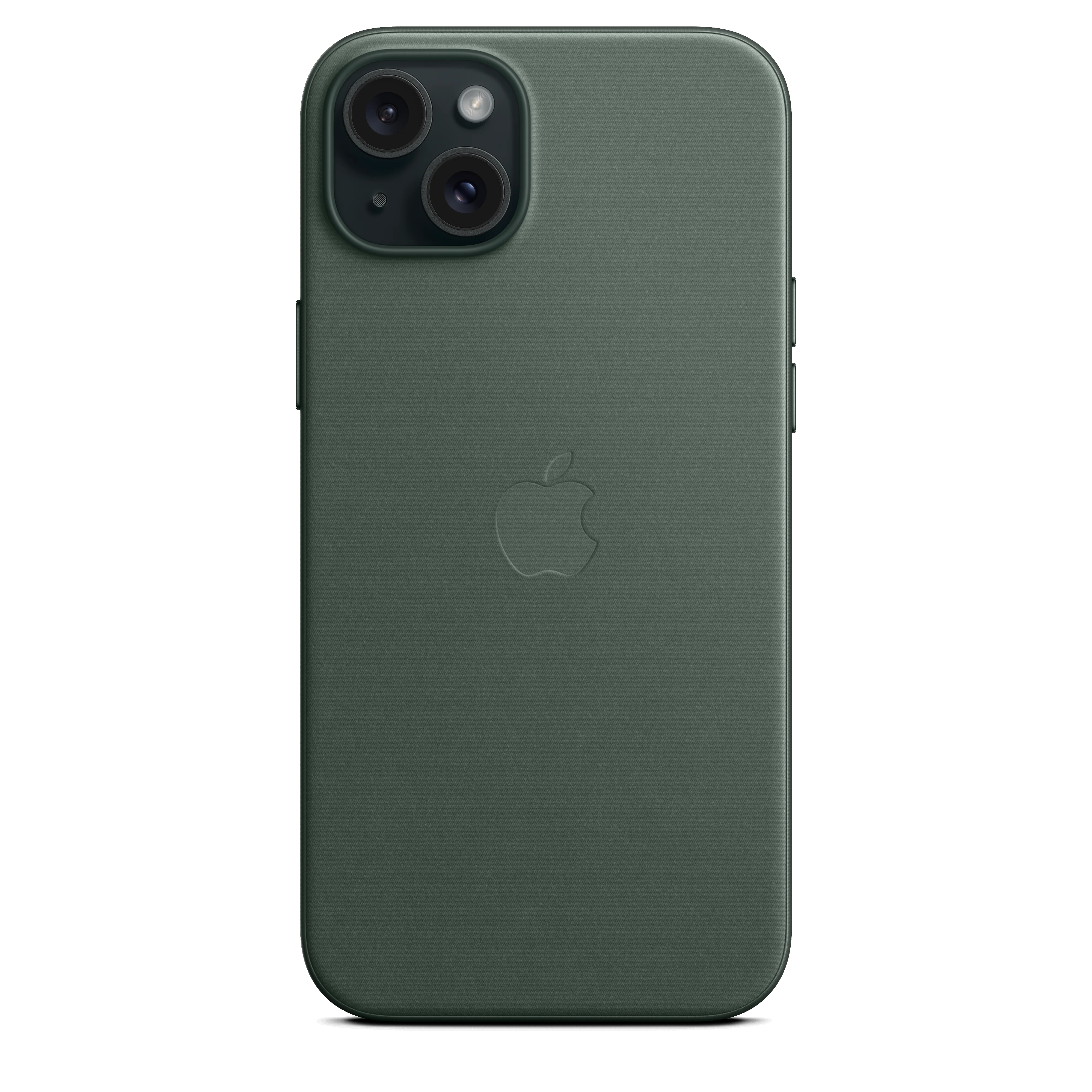 Funda para iPhone 15 Plus de trenzado fino con MagSafe - Verde perenne - Image 5