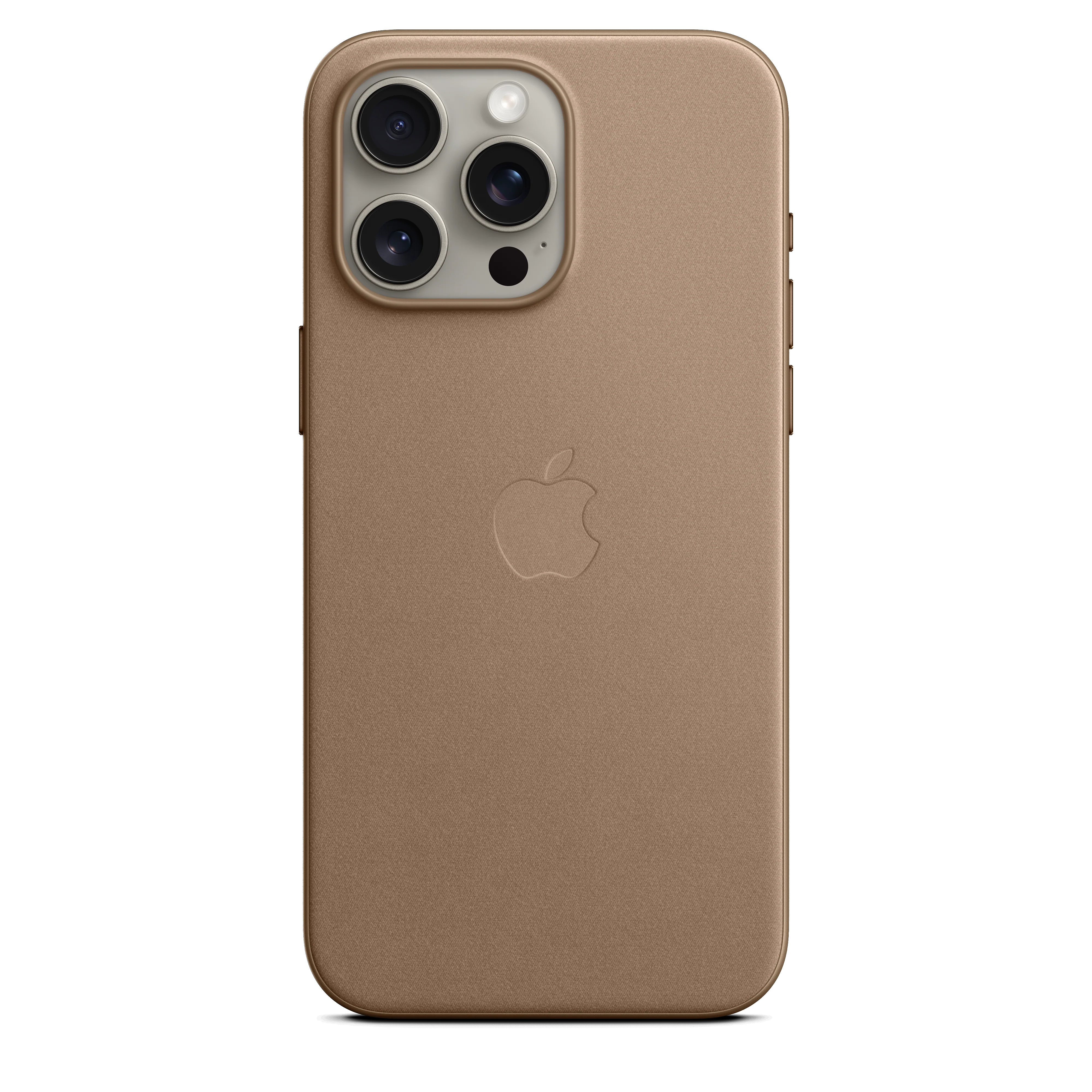 Funda para iPhone 15 Pro Max de trenzado fino con MagSafe - Marrón topo