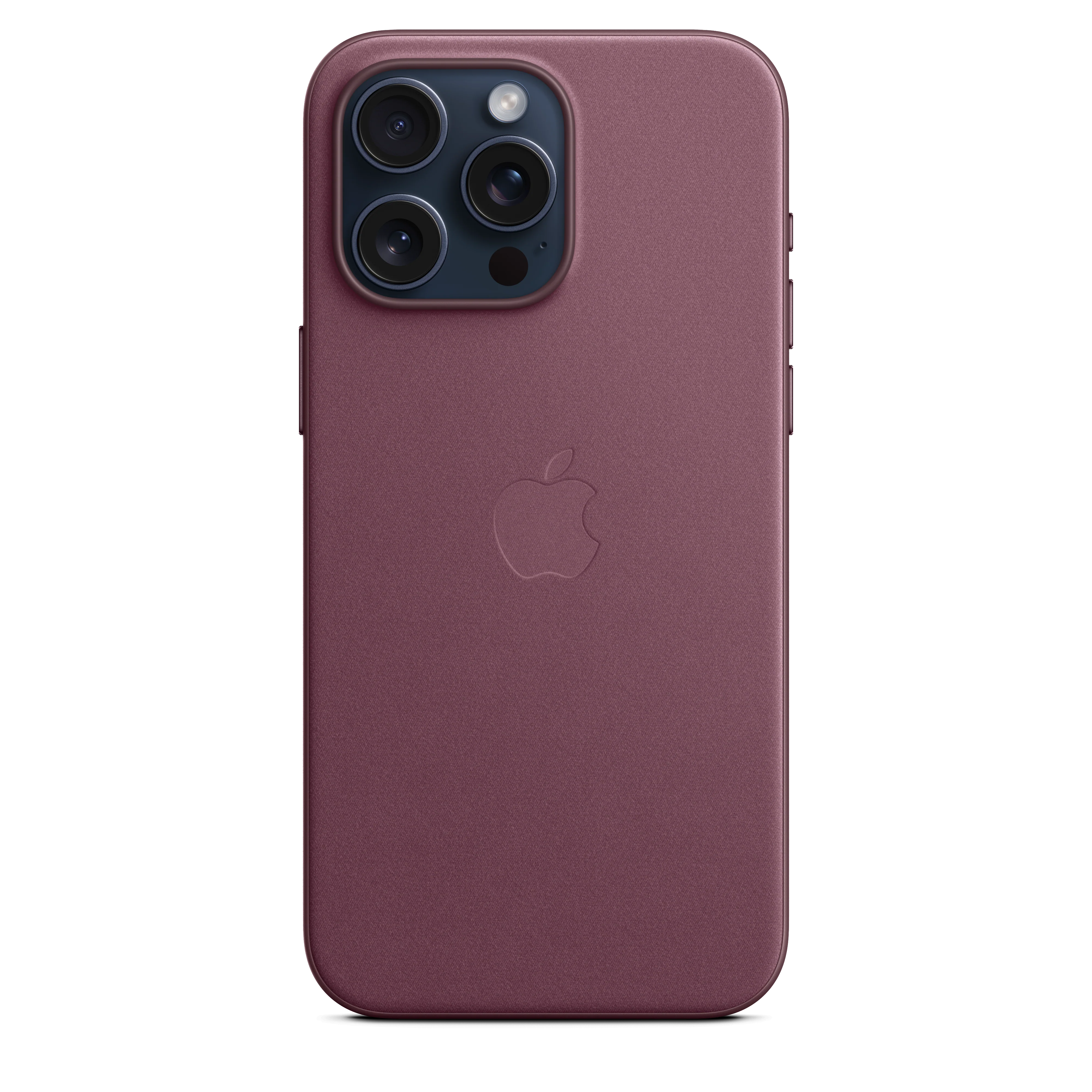 Funda para iPhone 15 Pro Max de trenzado fino con MagSafe - Rojo mora - Image 2