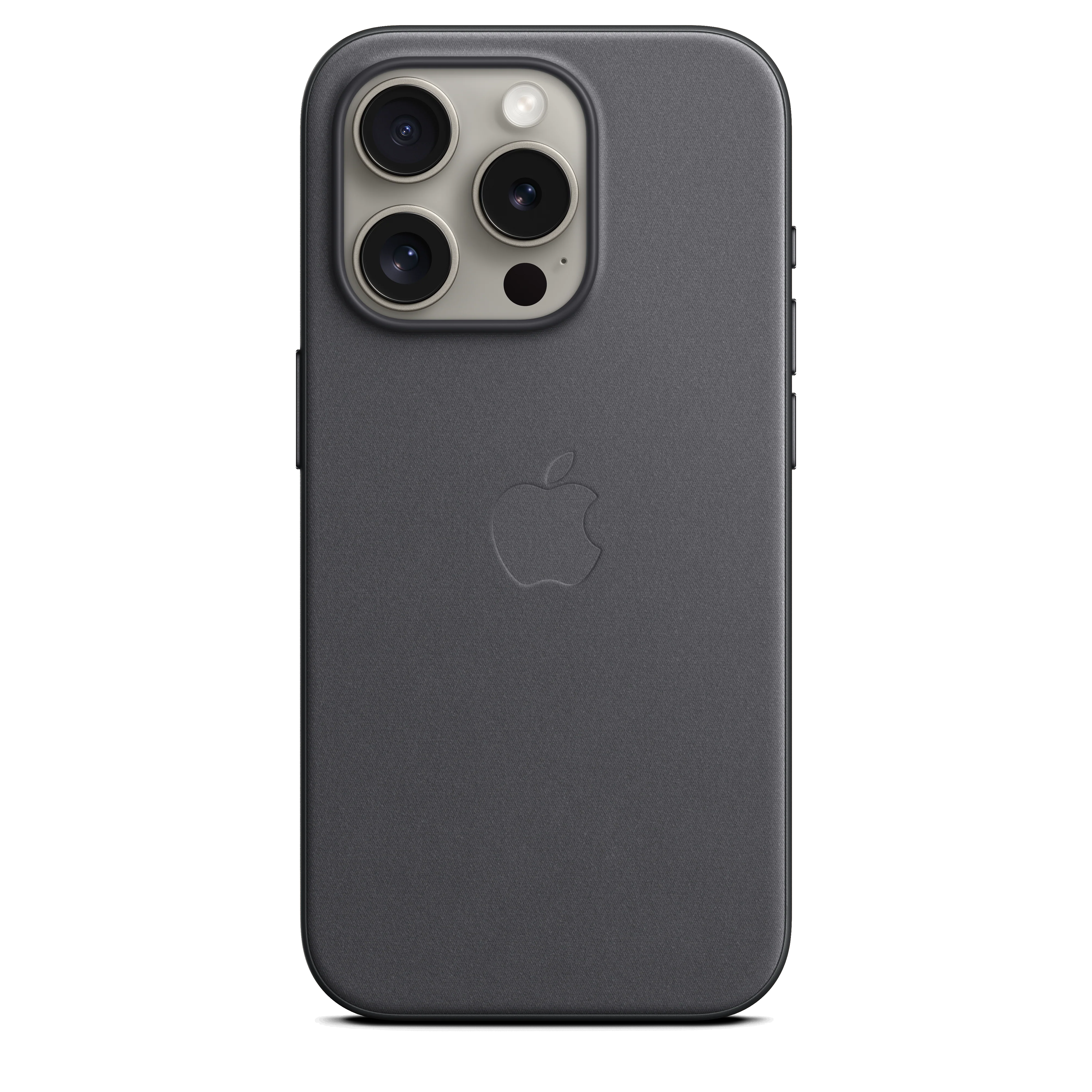 Funda para iPhone 15 Pro de trenzado fino con MagSafe - Negro