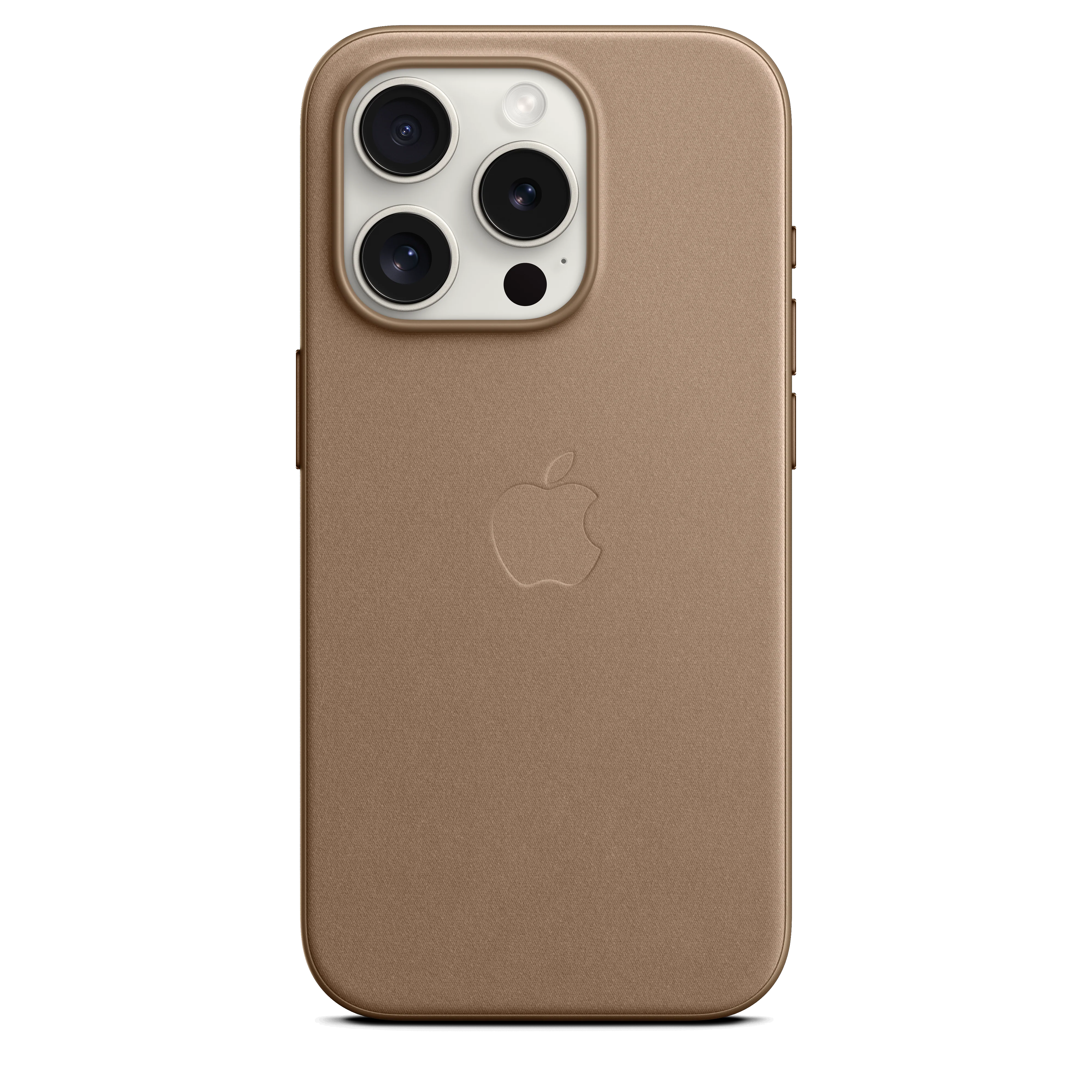Funda para iPhone 15 Pro de trenzado fino con MagSafe - Marrón topo - Image 3