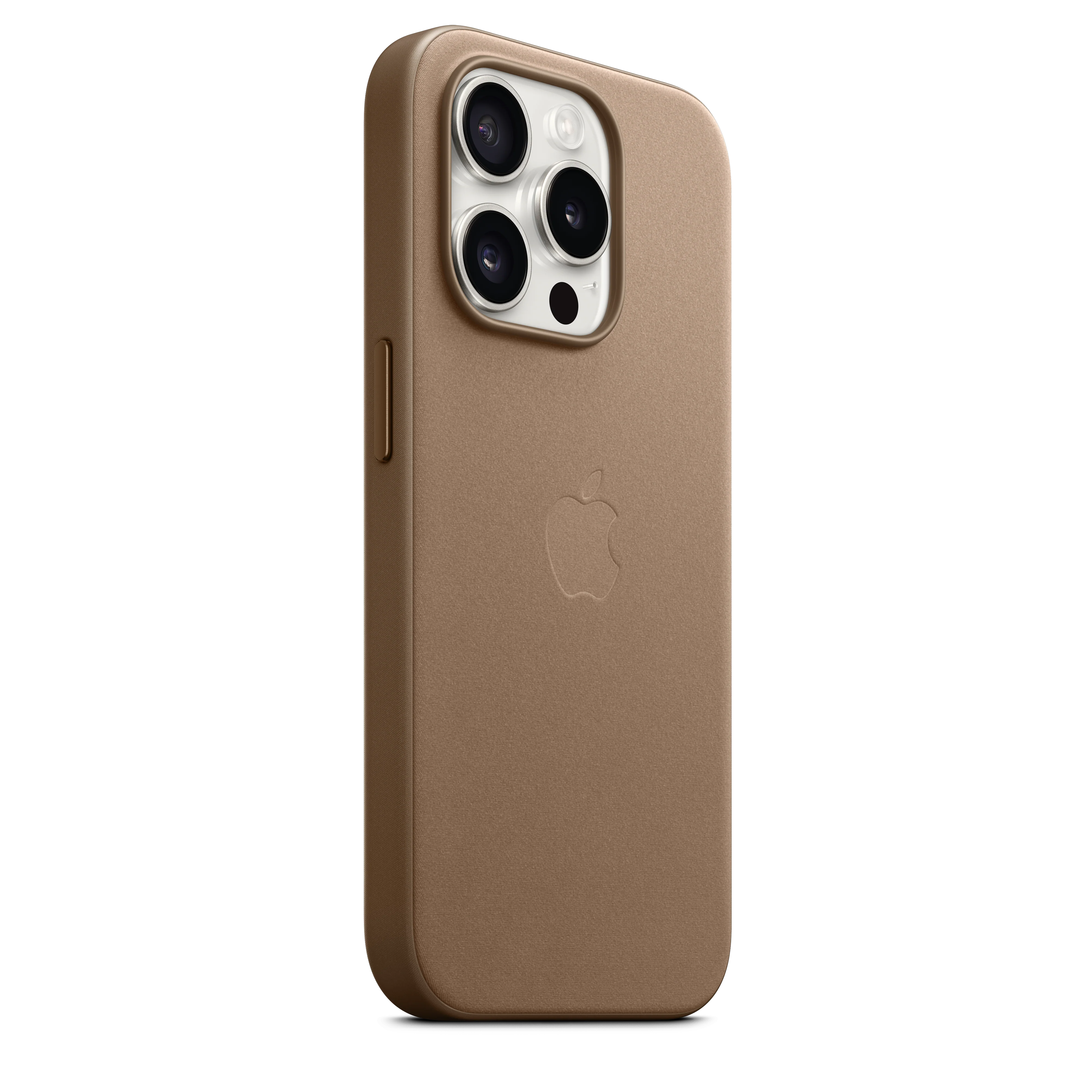 Funda para iPhone 15 Pro de trenzado fino con MagSafe - Marrón topo - Image 5