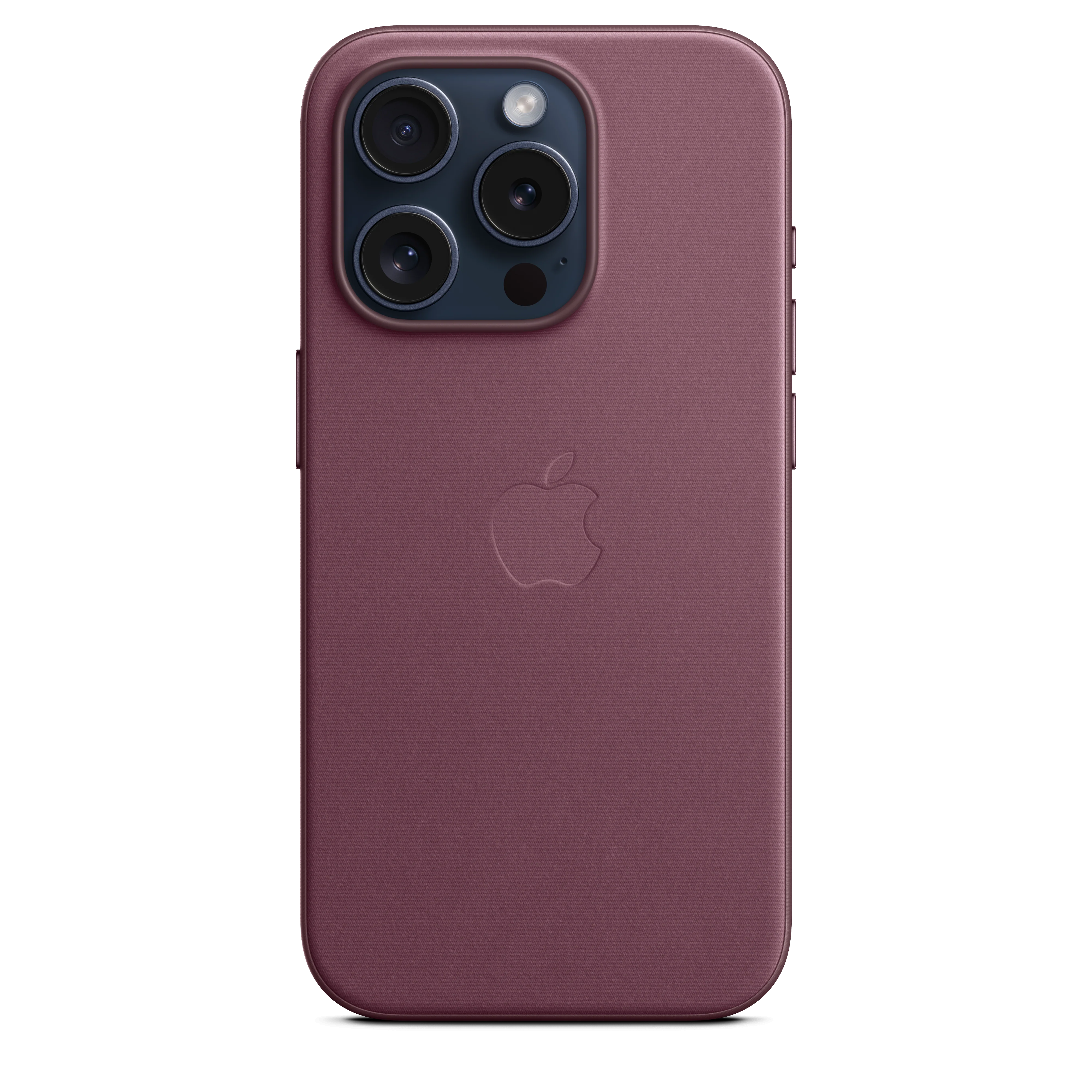 Funda para iPhone 15 Pro de trenzado fino con MagSafe - Rojo mora - Image 2