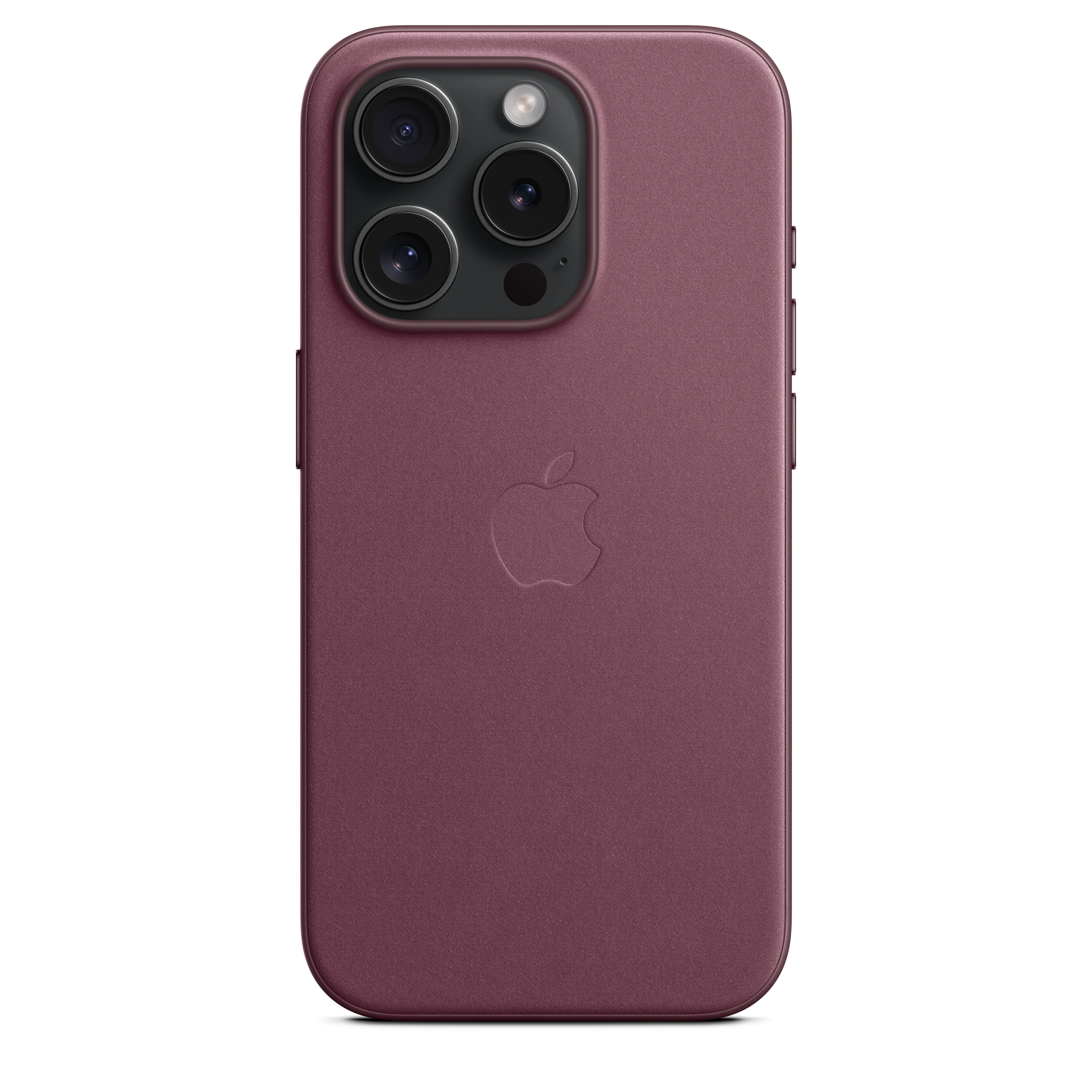 Funda para iPhone 15 Pro de trenzado fino con MagSafe - Rojo mora - Image 4