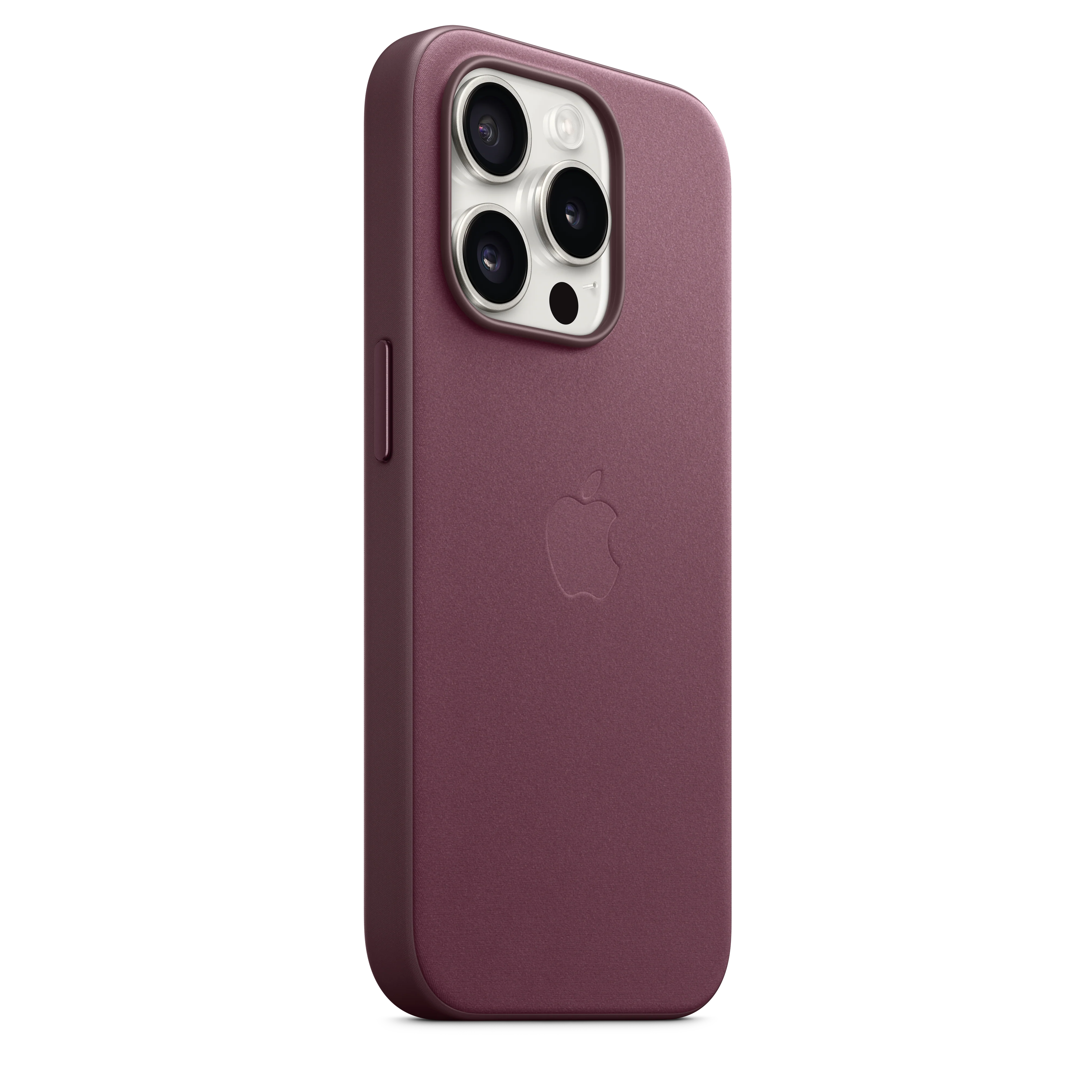 Funda para iPhone 15 Pro de trenzado fino con MagSafe - Rojo mora - Image 5