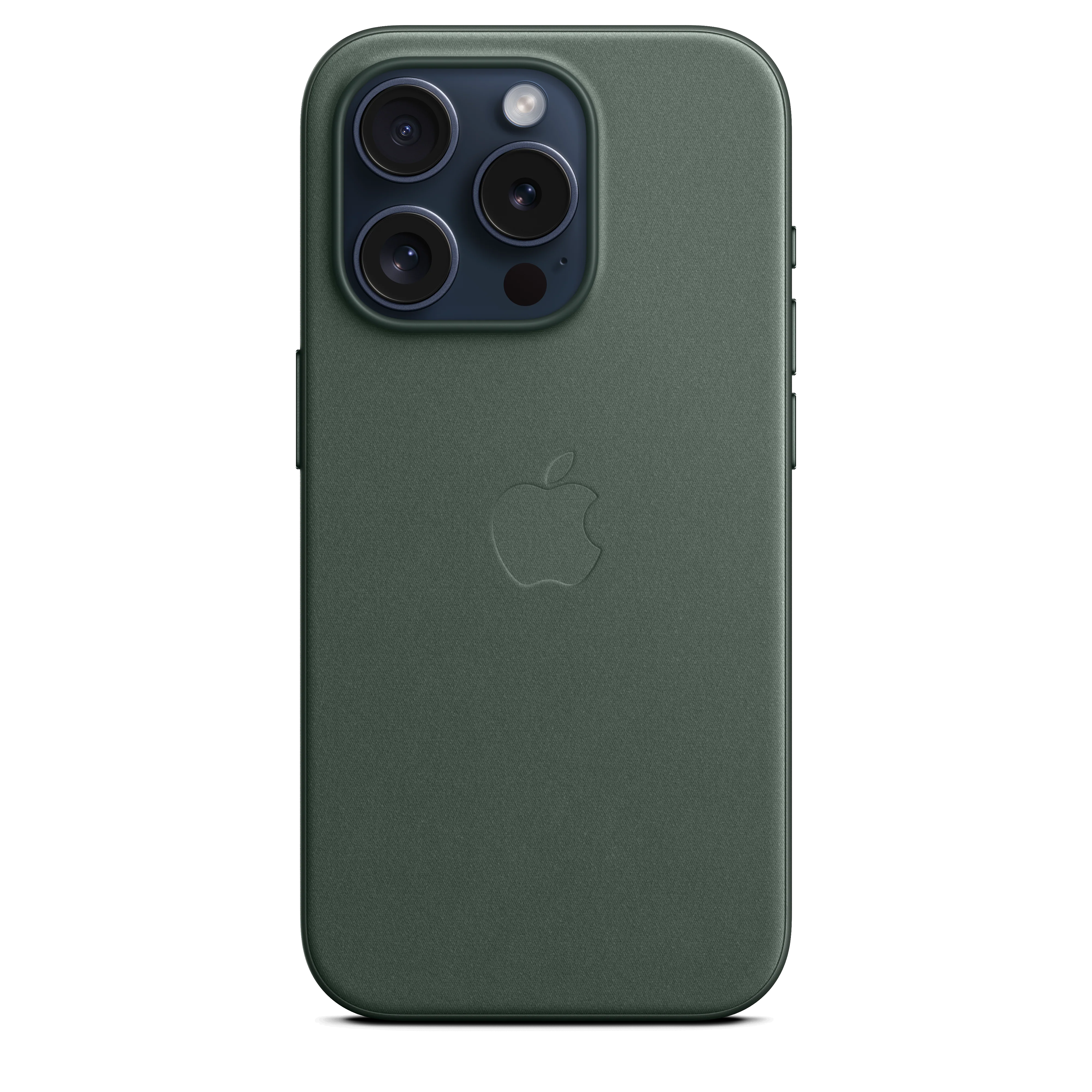 Funda para iPhone 15 Pro de trenzado fino con MagSafe - Verde perenne - Image 2