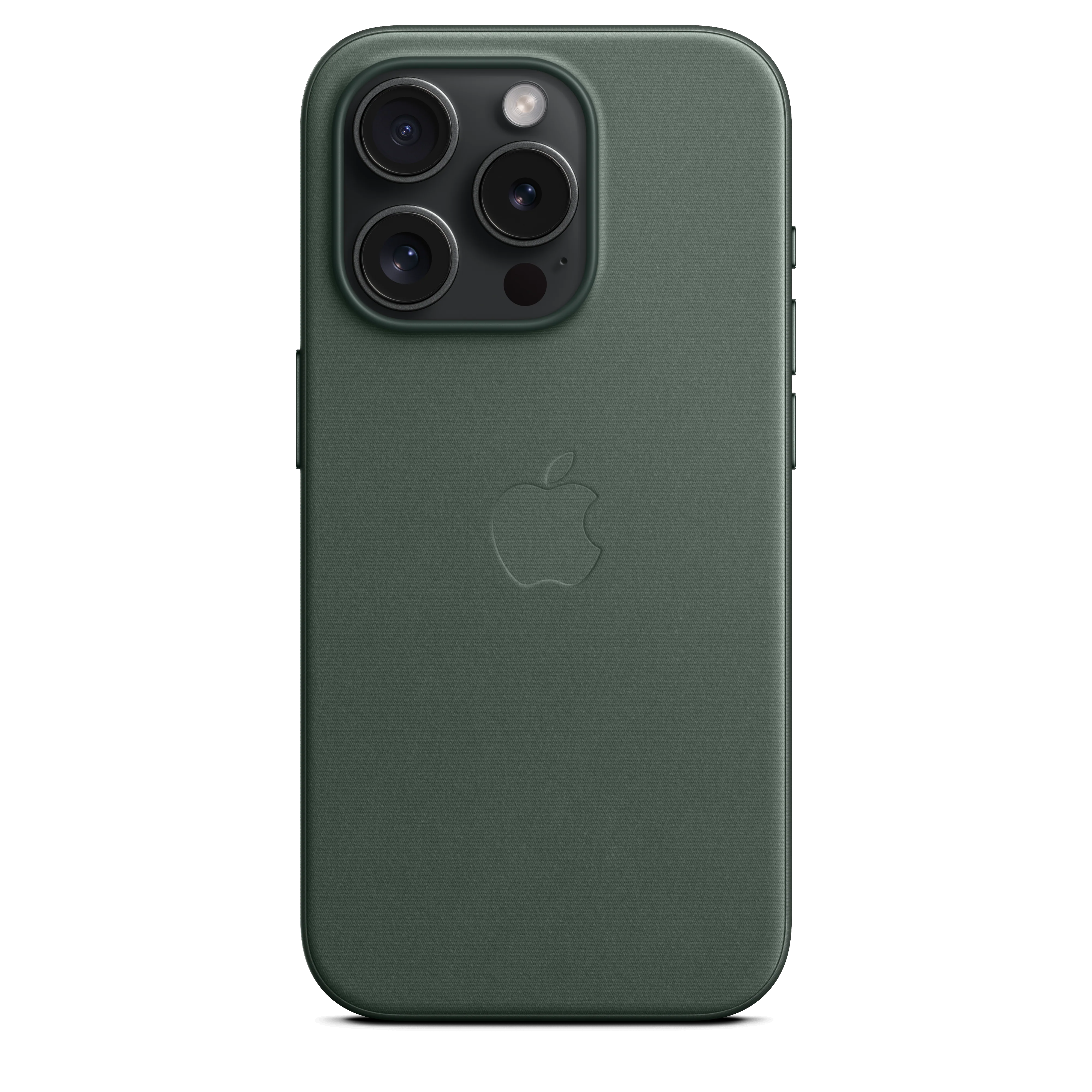 Funda para iPhone 15 Pro de trenzado fino con MagSafe - Verde perenne - Image 4