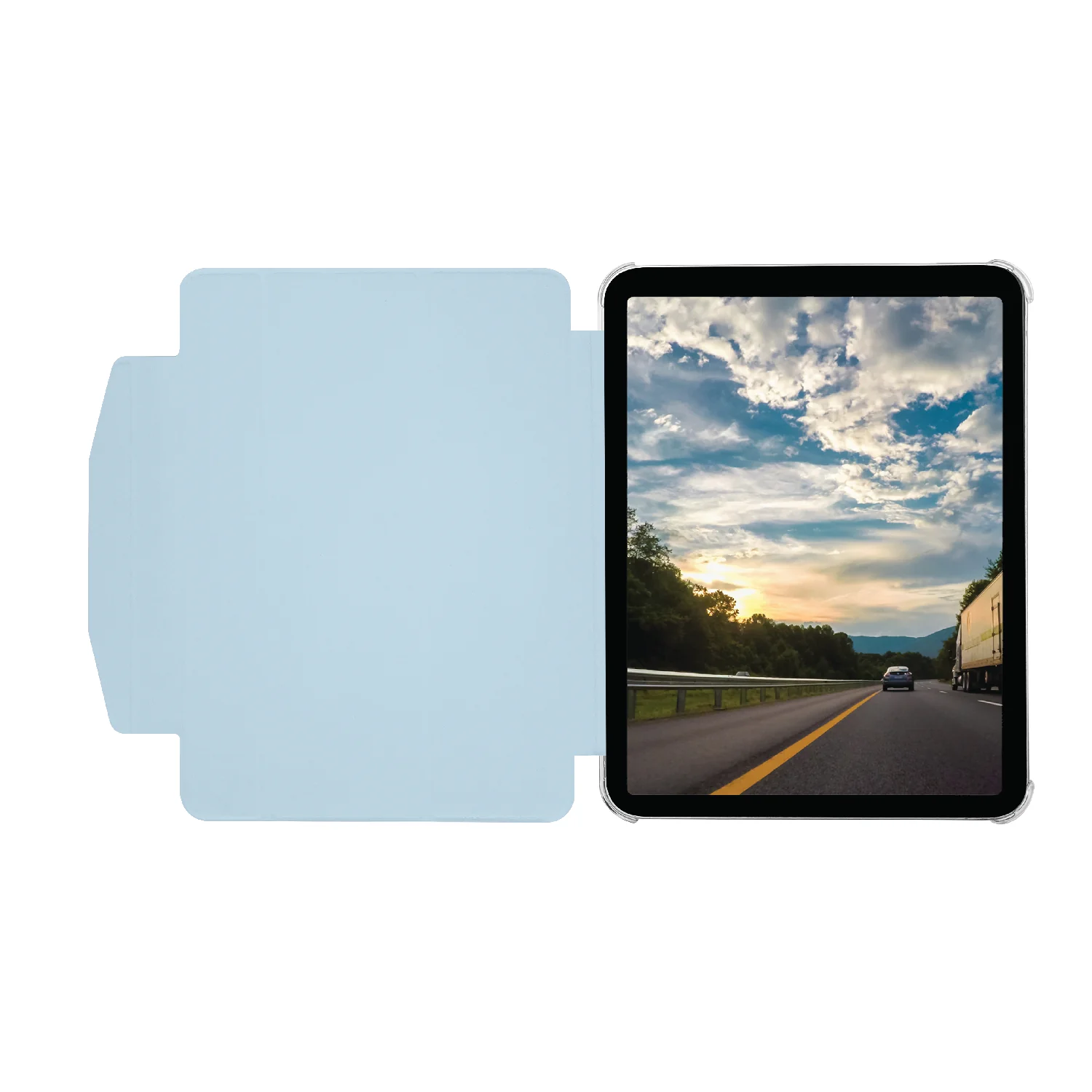 Funda para iPad Air de 11 pulgadas M2/M3 de Macally - Celeste - Image 4