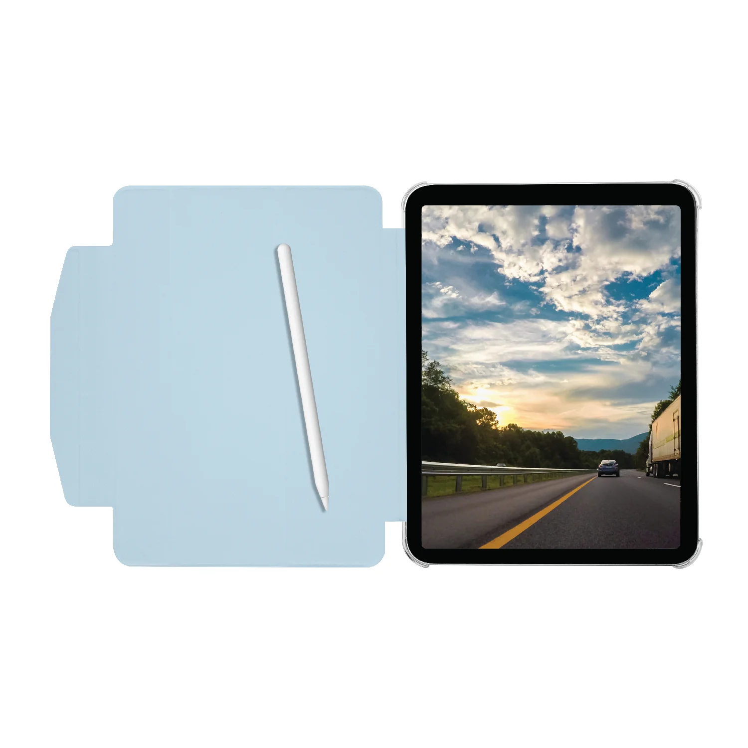 Funda para iPad Air de 11 pulgadas M2/M3 de Macally - Celeste - Image 9