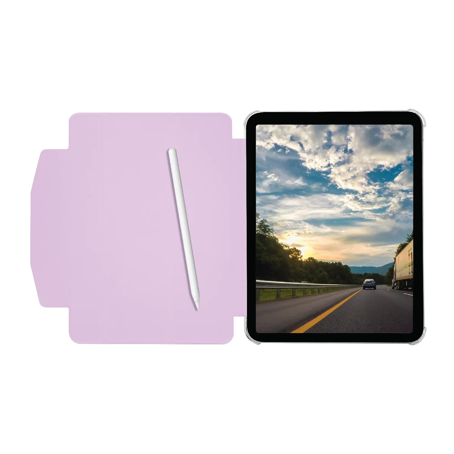 Funda para iPad Air de 11 pulgadas M2/M3 de Macally - Lila - Image 9