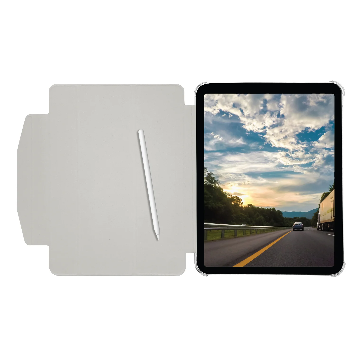 Funda para iPad Pro M4 de 11 pulgadas de Macally - Gris - Image 9