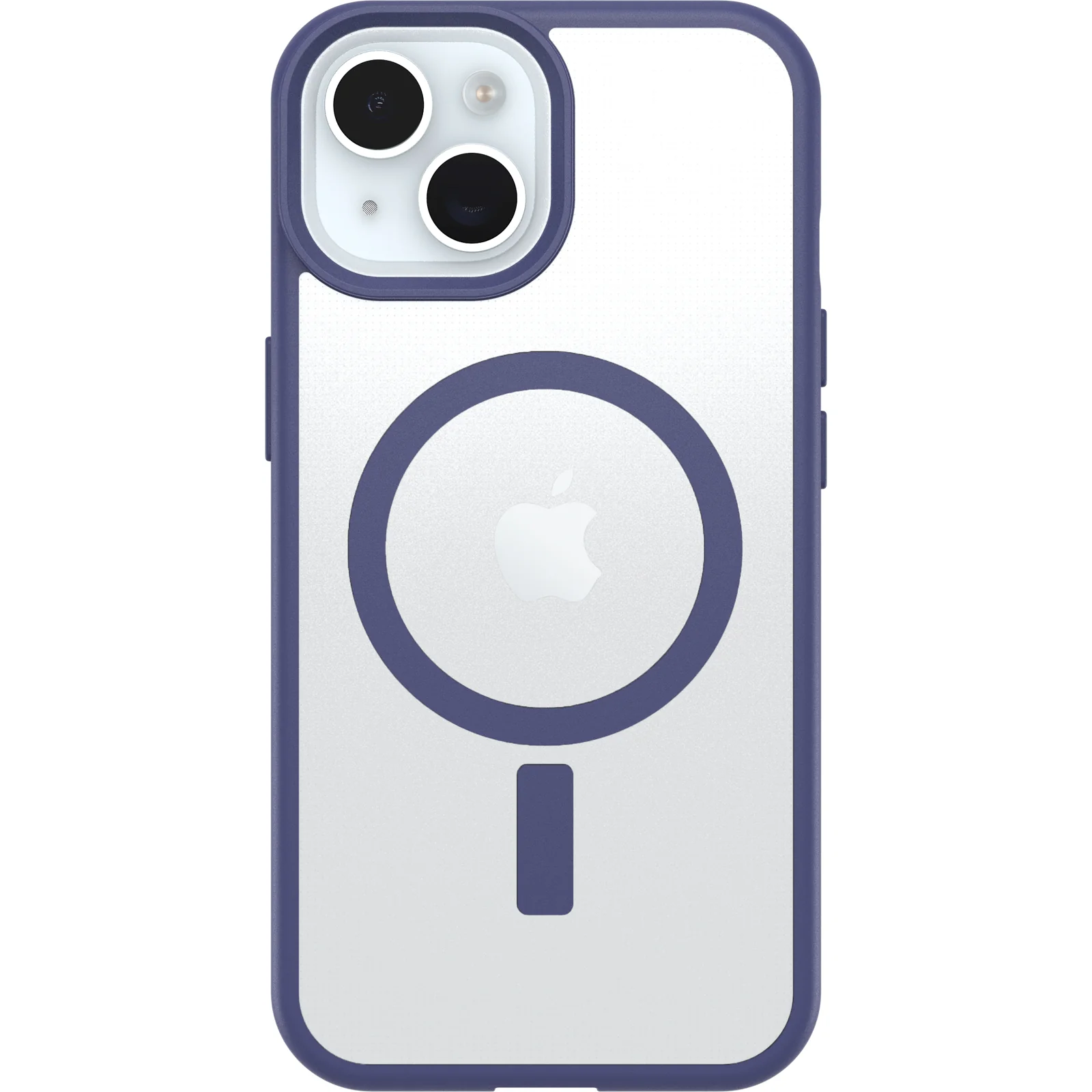 Funda para iPhone 13/14/15/16e React Series MagSafe de OtterBox - Denver Dusk Purple (Lila/Transparente)