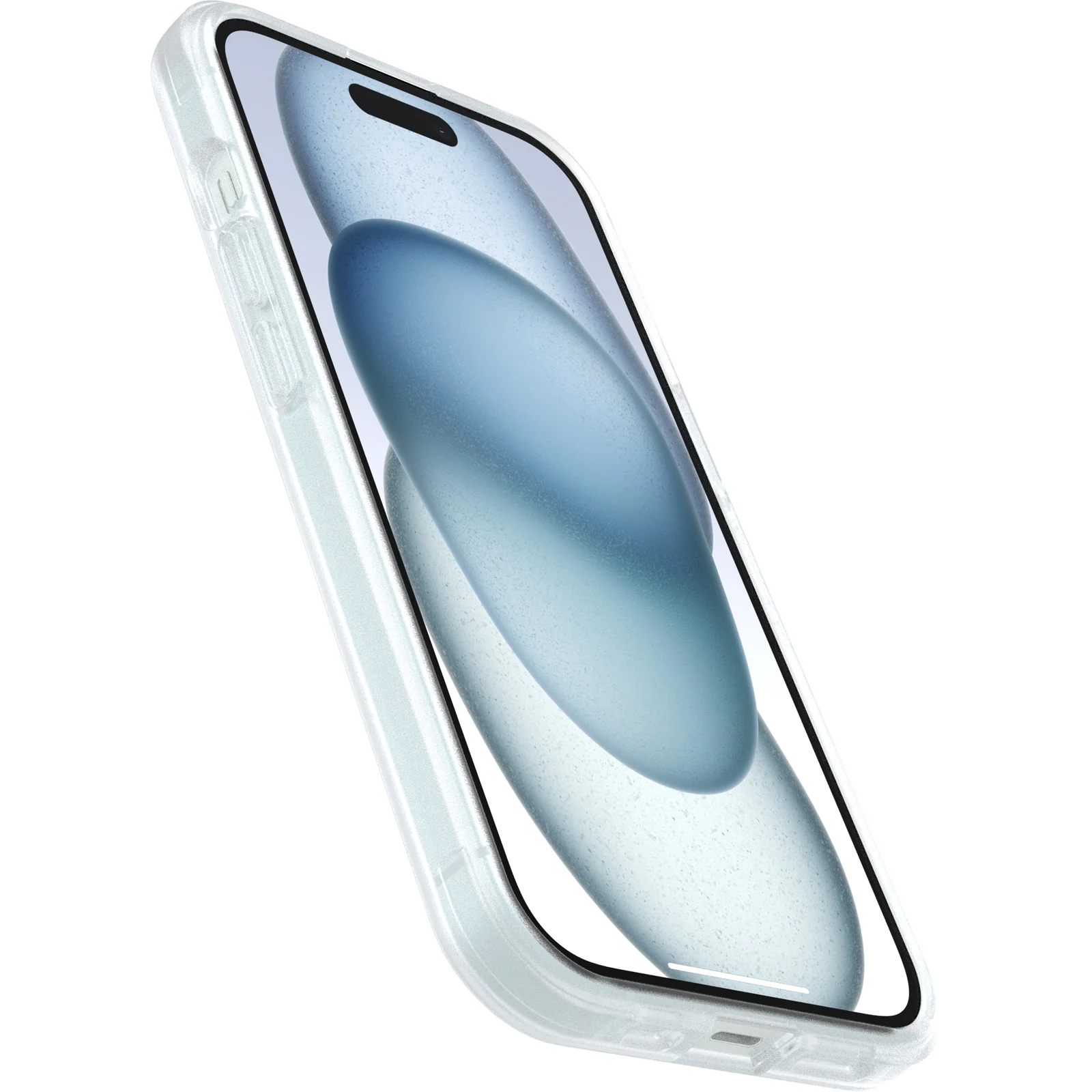 Funda para iPhone 13/14/15/16e React Series MagSafe de OtterBox - Stardust (Purpurina Transparente) - Image 3