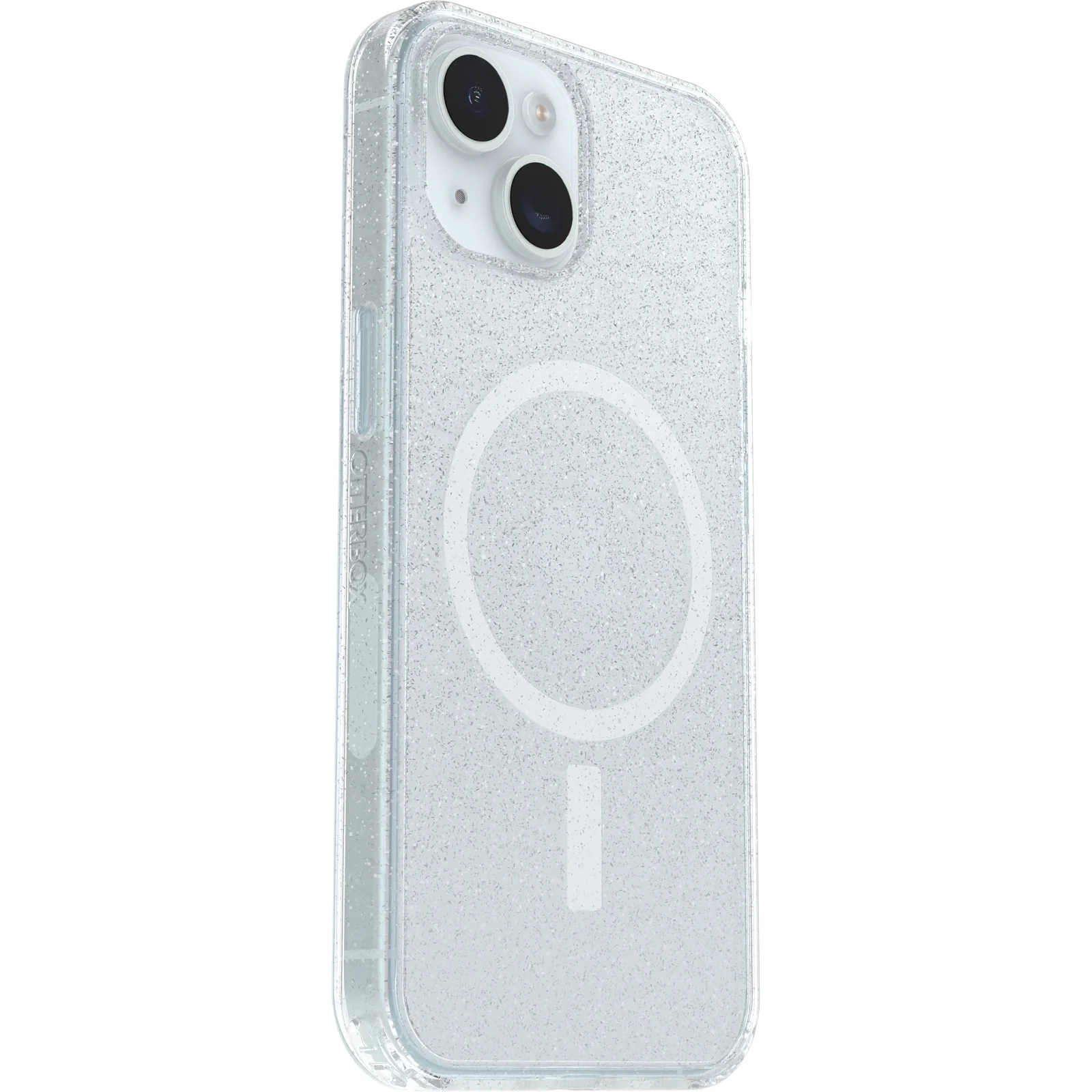 Funda para iPhone 13/14/15/16e Symmetry Clear Series para MagSafe de OtterBox - Stardust (Purpurina Transparente) - Image 2