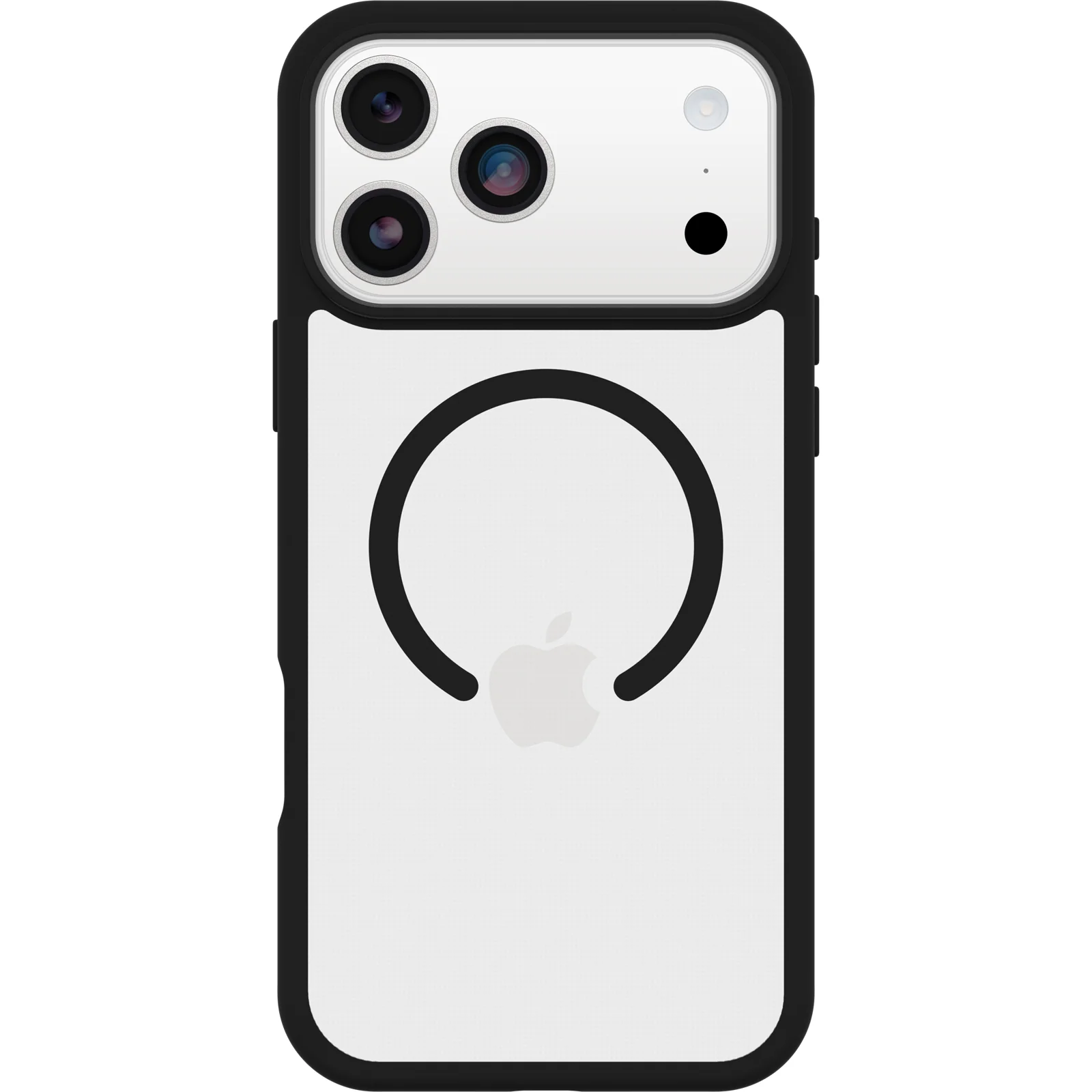 Funda para iPhone 17 Pro Max React Series MagSafe de OtterBox - Black Crystal (Negro/Transparente)
