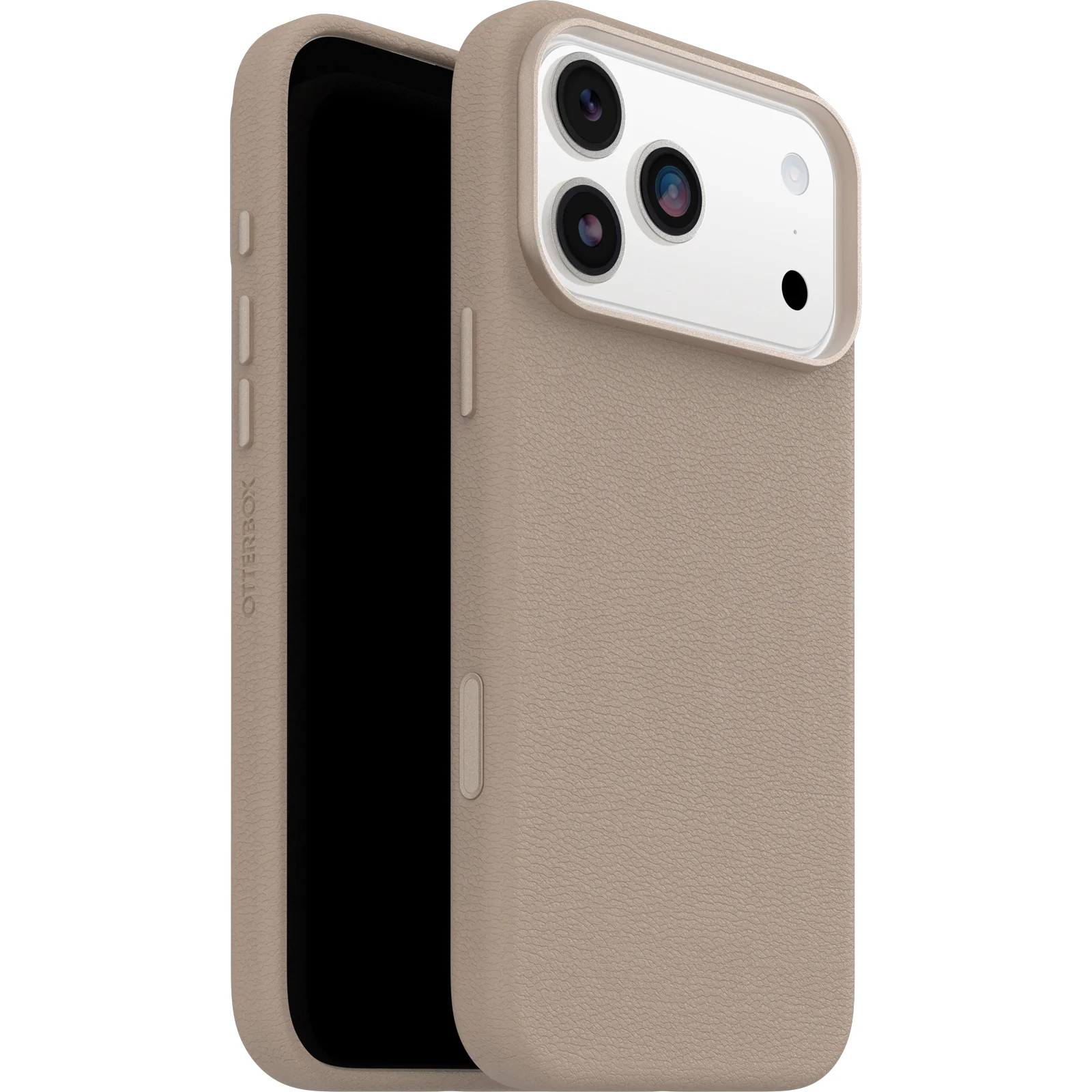 Funda para iPhone 17 Pro Max Symmetry Series Cactus Leather para MagSafe de OtterBox - Grey Comfort (Beige) - Image 5
