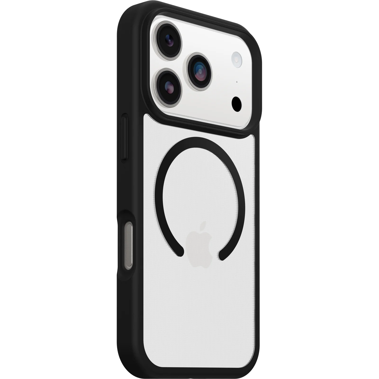 Funda para iPhone 17 Pro React Series MagSafe de OtterBox - Black Crystal (Negro/Transparente) - Image 3