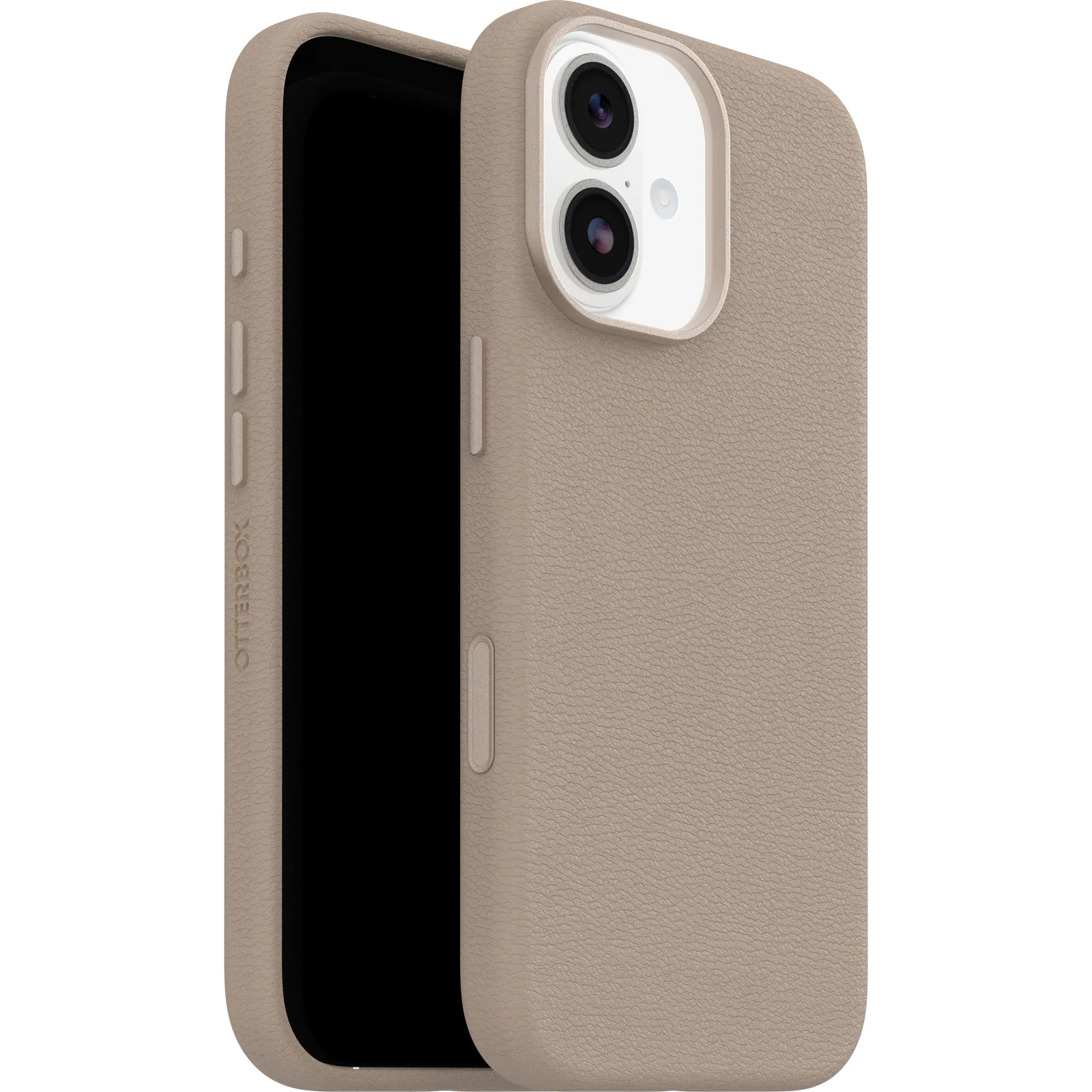 Funda para iPhone 17 Symmetry Series Cactus Leather para MagSafe de OtterBox - Grey Comfort (Beige) - Image 2