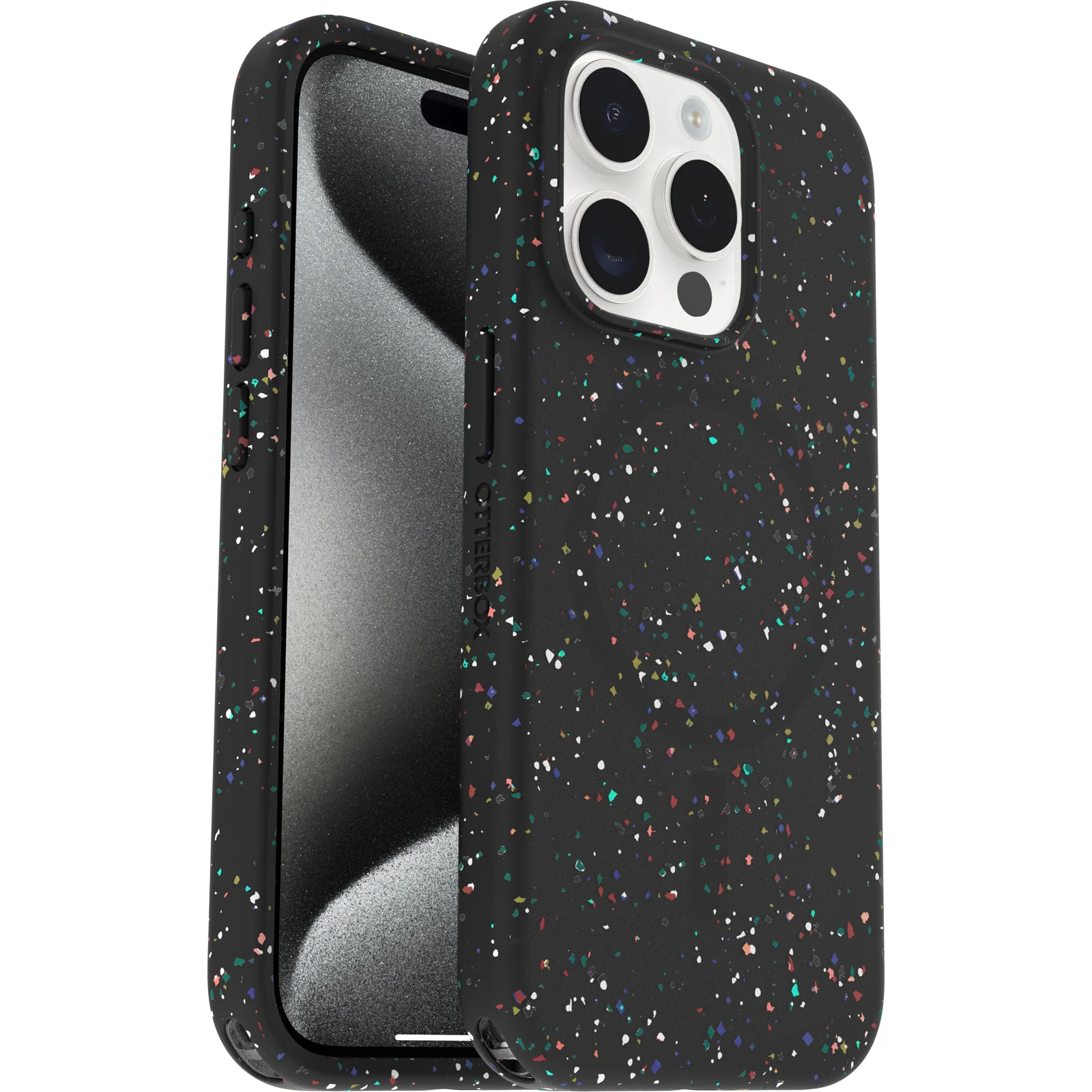 Funda para iPhone 15 Pro Core Series MagSafe de OtterBox - Carnival Night (Negro) - Image 3