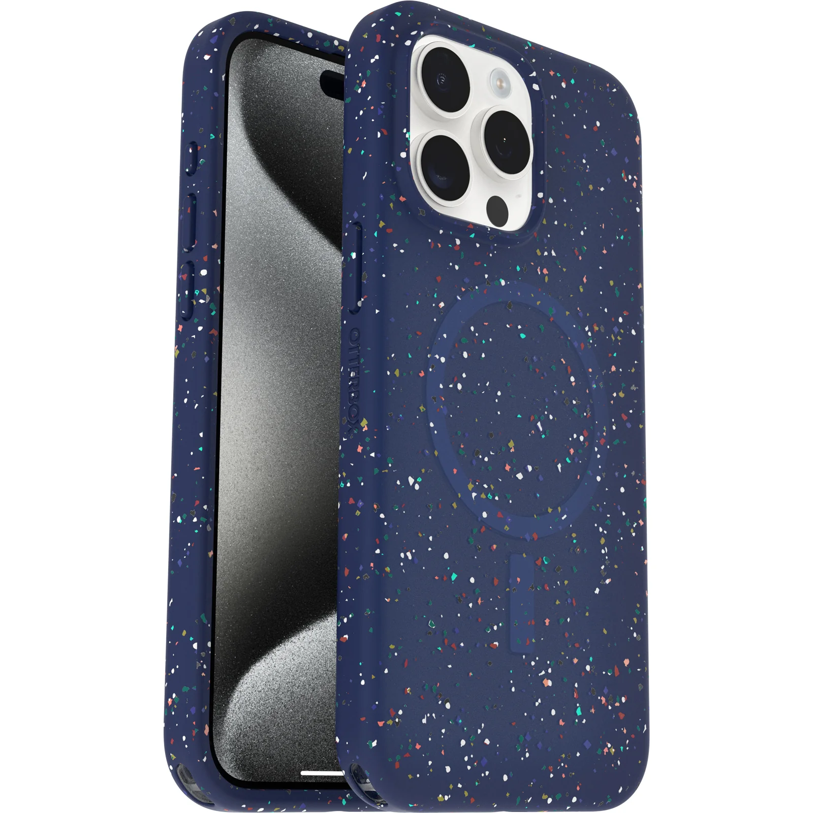 Funda para iPhone 15 Pro Max Core Series MagSafe de OtterBox - Blueberry Pie (Azul) - Image 3