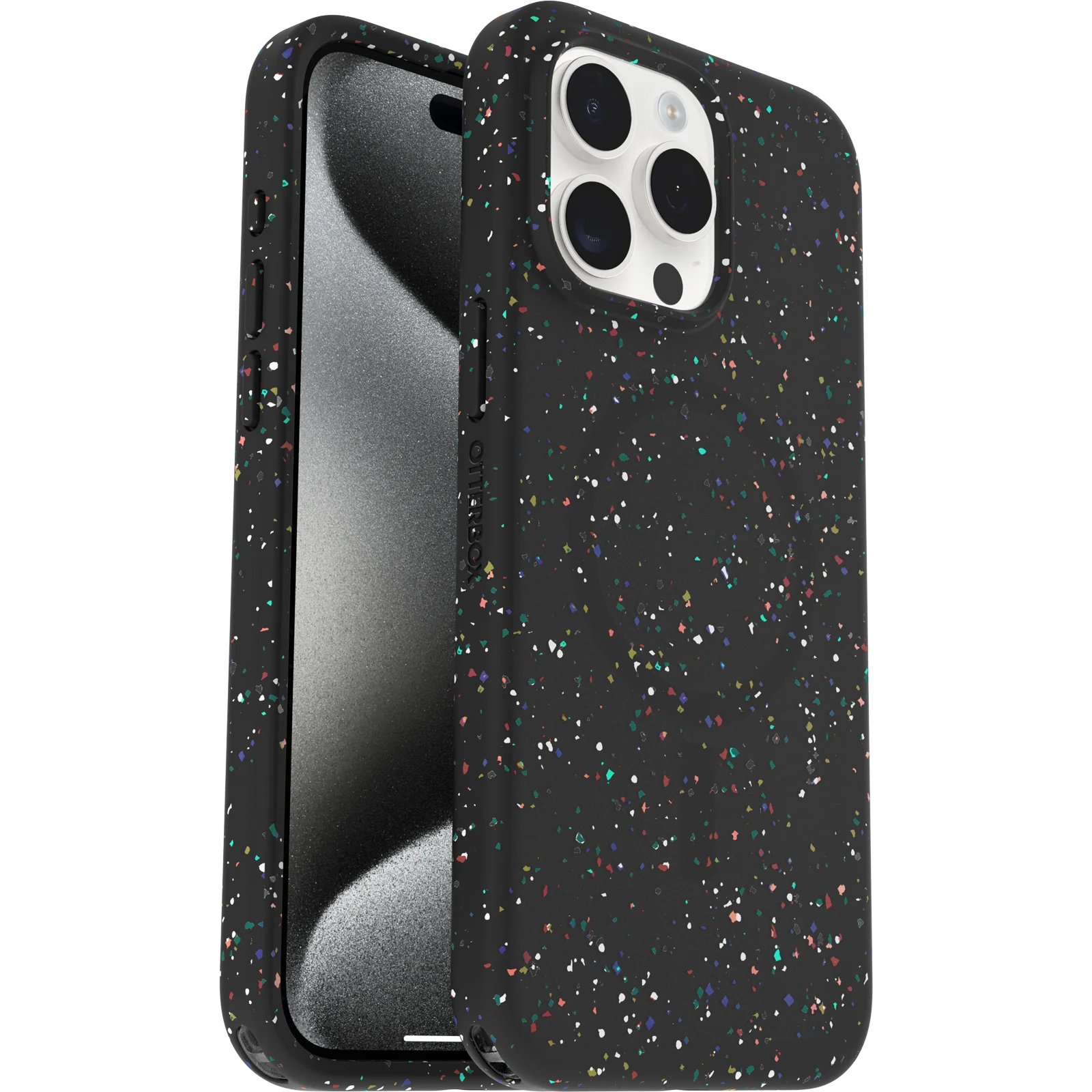 Funda para iPhone 15 Pro Max Core Series MagSafe de OtterBox - Carnival Night (Negro) - Image 3
