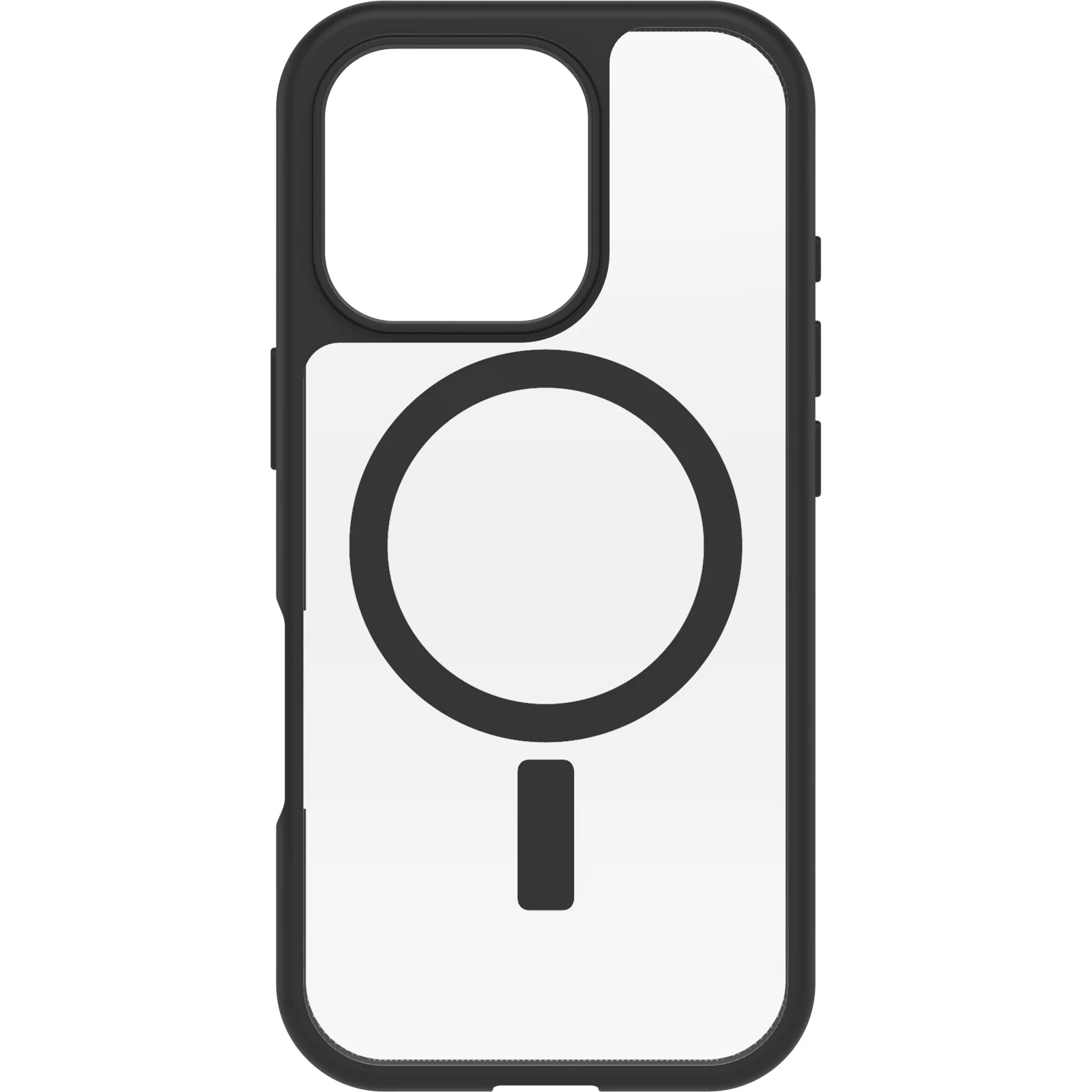 Funda para iPhone 16 Pro React Series MagSafe de OtterBox - Black Crystal (Negro/Transparente)