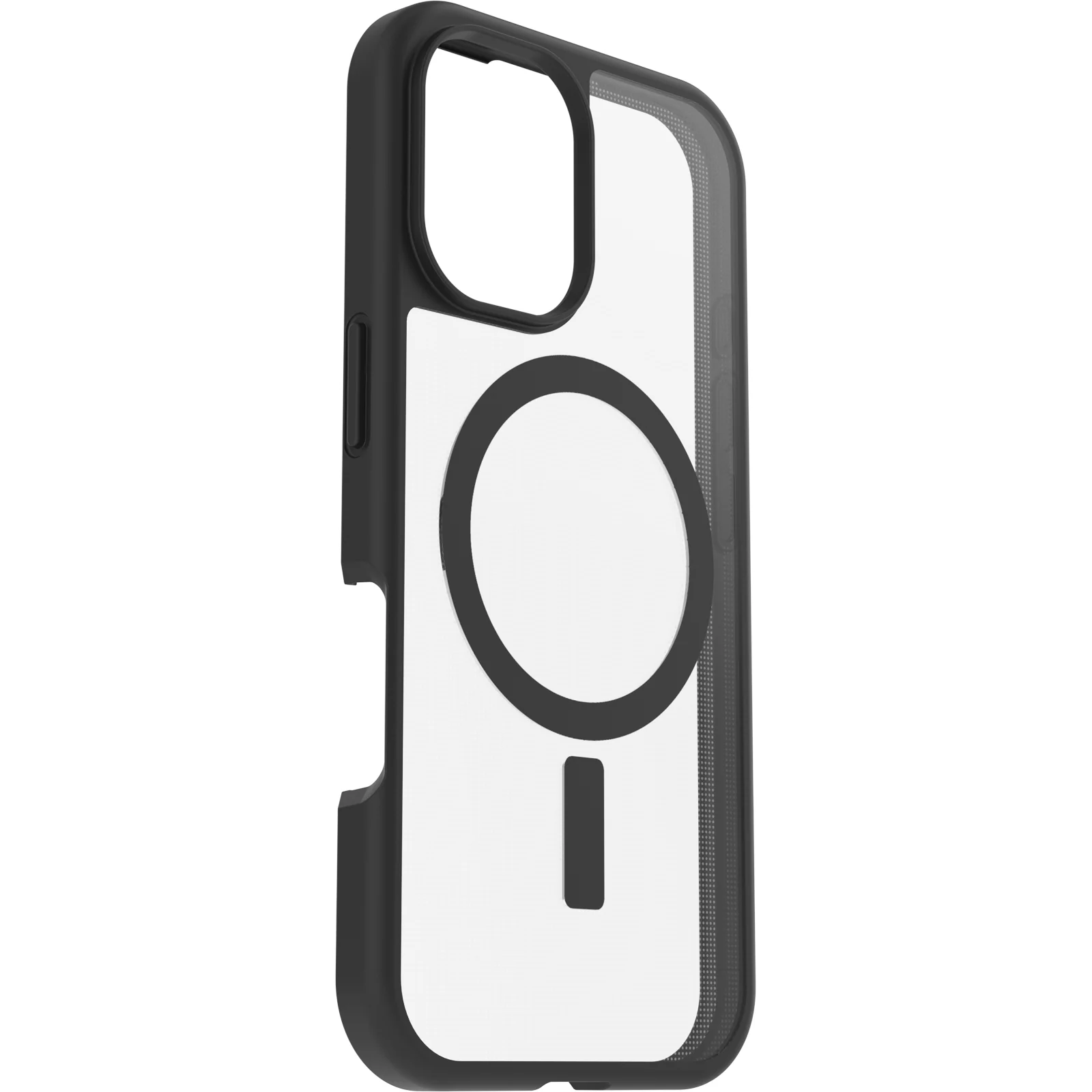 Funda para iPhone 16 React Series MagSafe de OtterBox - Black Crystal (Negro/Transparente) - Image 2