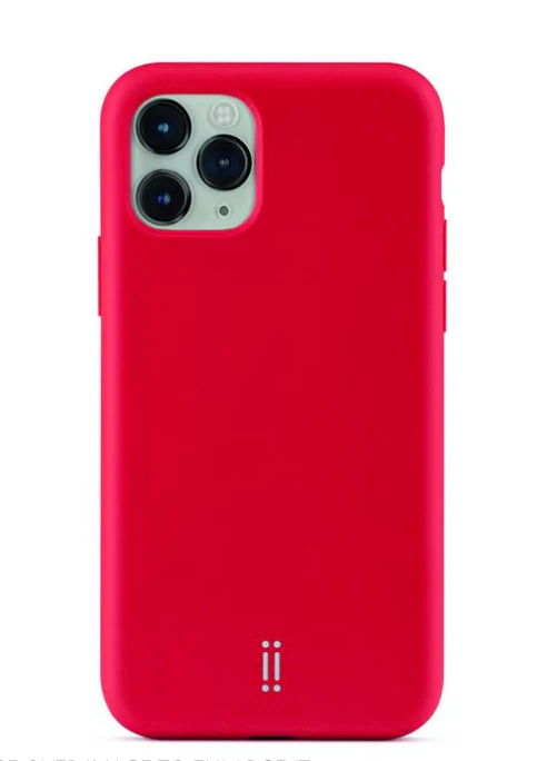 Funda para iPhone 11 Pro de silicona de Aiino - Rojo