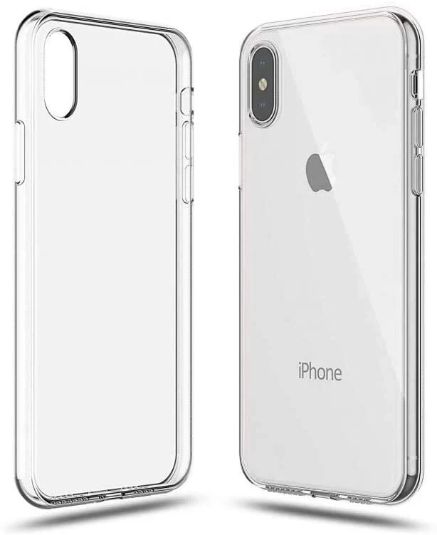 Funda para iPhone X/XS de silicona de Aiino - Transparente
