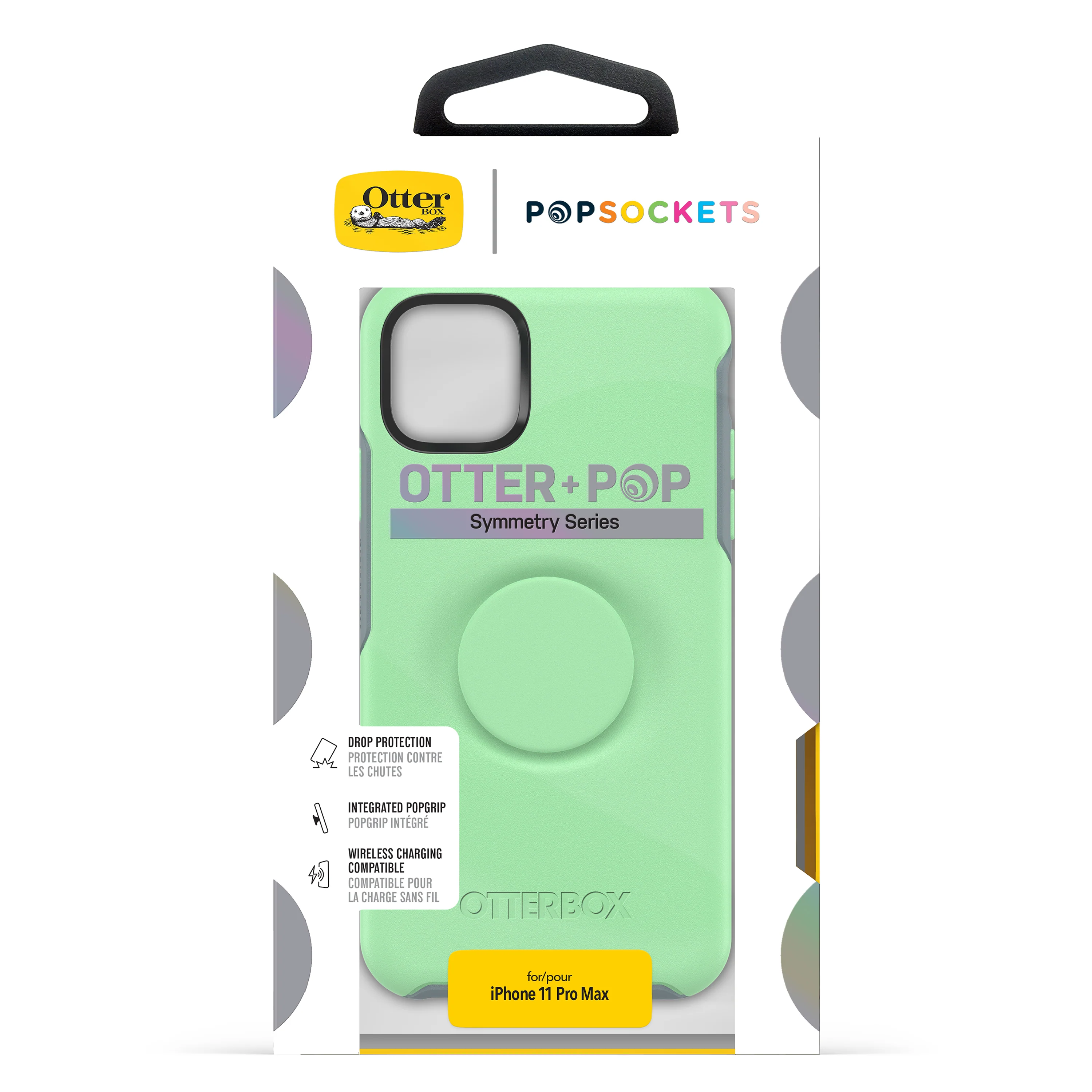 Funda para iPhone 11 Pro Max Otter + Pop Symmetry Series de OtterBox - Mint To Be (Verde) - Image 6