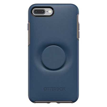 Funda para iPhone 7 Plus/8 Plus Otter + Pop Symmetry Series de OtterBox - Go To Blue (Azul/Gris)
