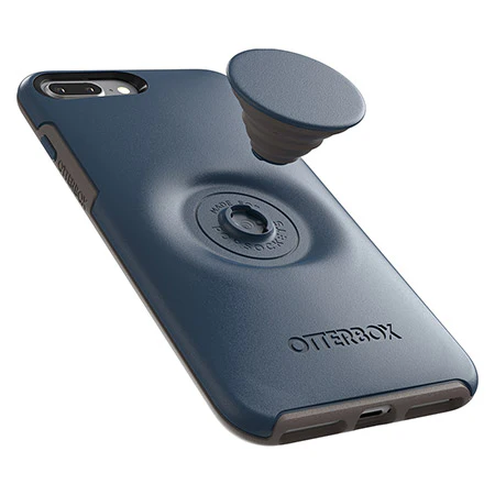 Funda para iPhone 7 Plus/8 Plus Otter + Pop Symmetry Series de OtterBox - Go To Blue (Azul/Gris) - Image 4