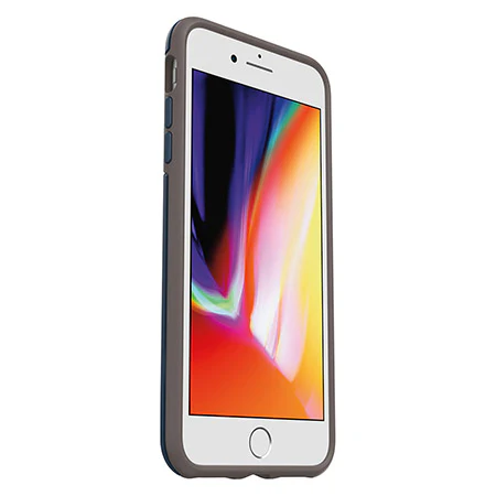 Funda para iPhone 7 Plus/8 Plus Otter + Pop Symmetry Series de OtterBox - Go To Blue (Azul/Gris) - Image 5