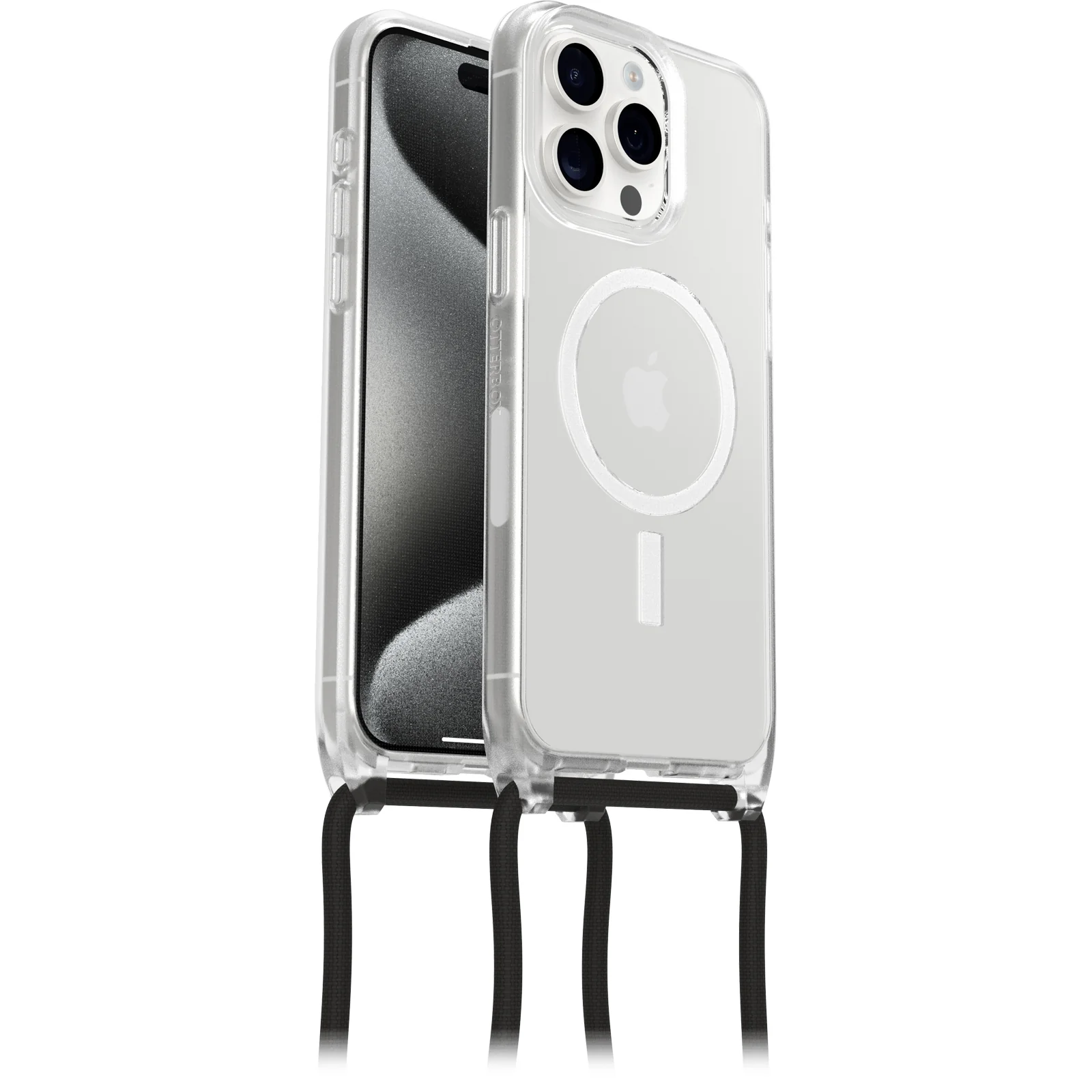 Funda para iPhone 15 Pro Max React Series Necklace MagSafe de OtterBox - Clear (Transparente) - Image 4