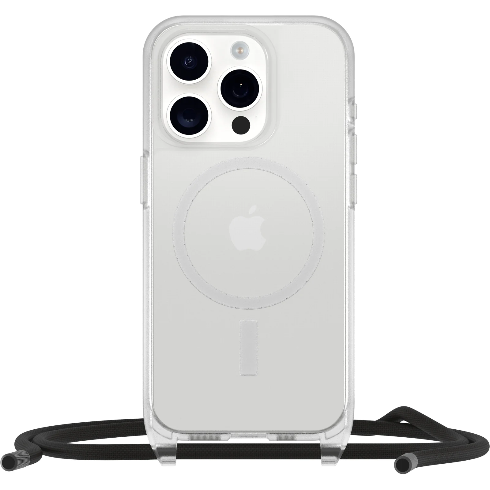 Funda para iPhone 15 Pro React Series Necklace MagSafe de OtterBox - Clear (Transparente)