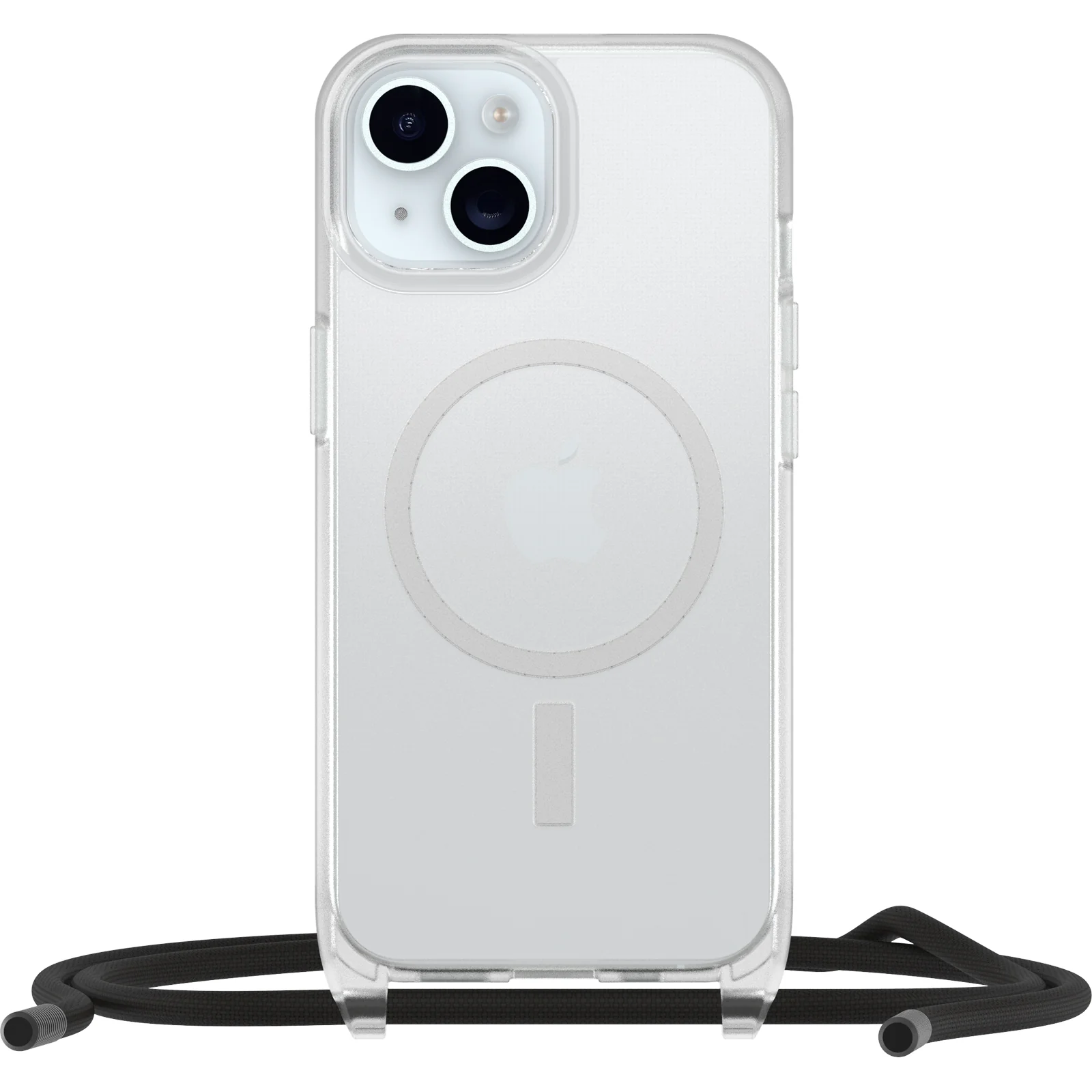 Funda para iPhone 15 React Series Necklace MagSafe de OtterBox - Clear (Transparente)