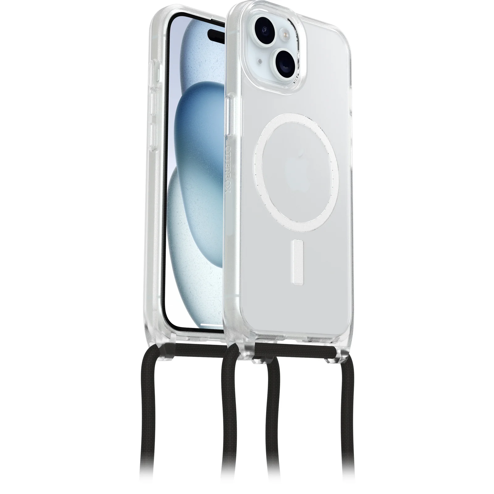 Funda para iPhone 15 React Series Necklace MagSafe de OtterBox - Clear (Transparente) - Image 4